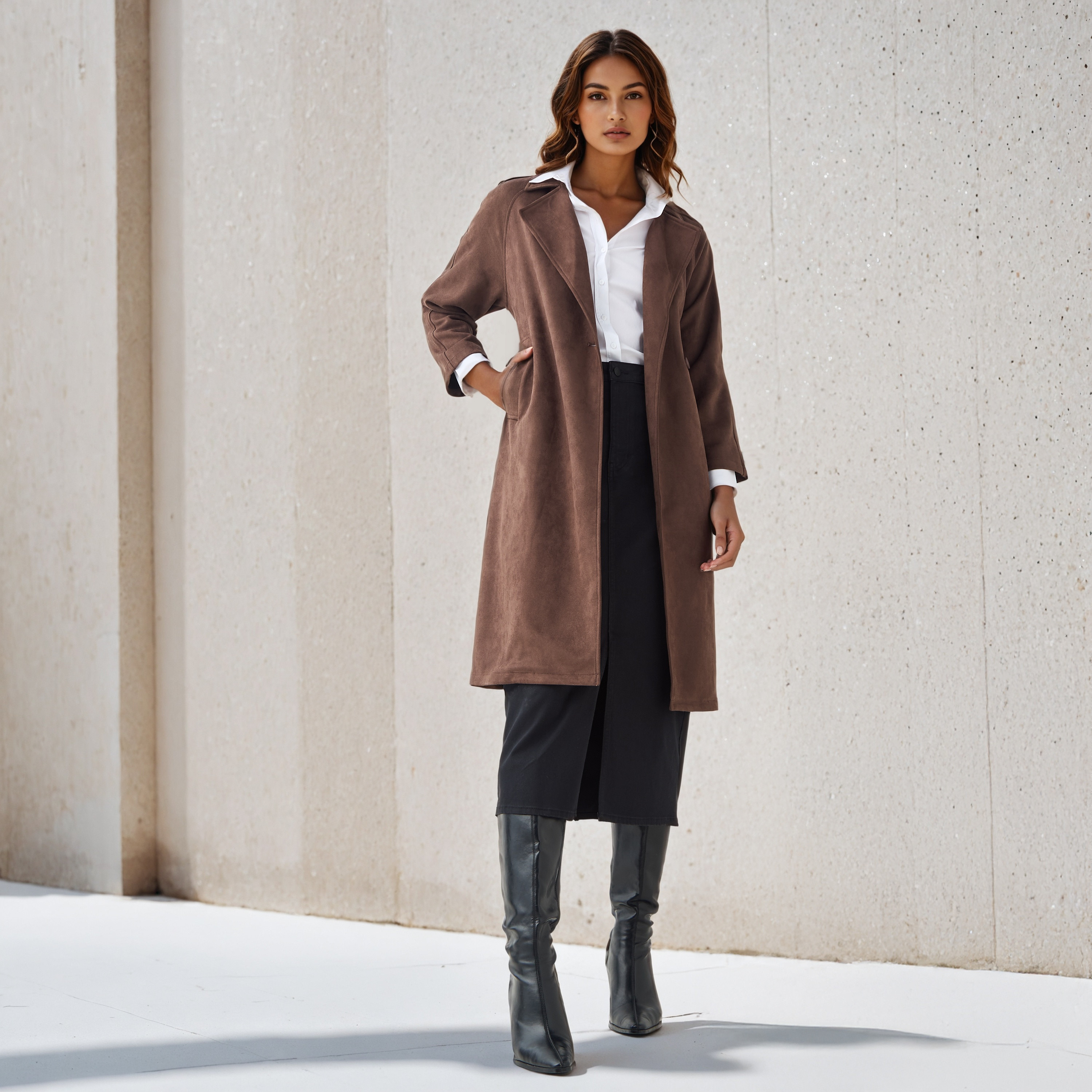 Long Suede Trench Coat with Tie-Up Belt-women-clothing-coatsandjackets-coats-image-2