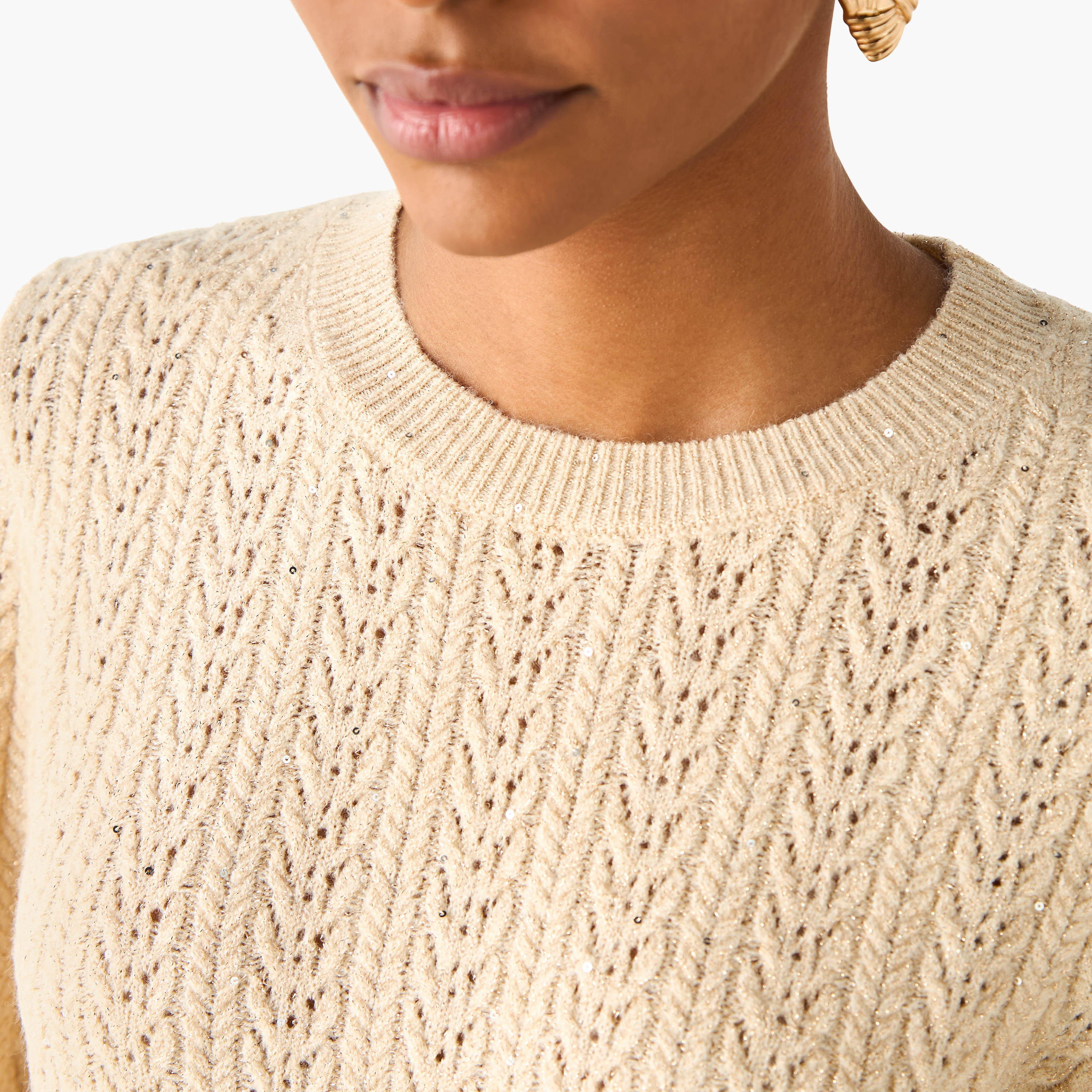 كنزة منسوجة بقصّة عادية وياقة ضيقة-women-clothing-cardigansandjumpers-jumpers-image-3