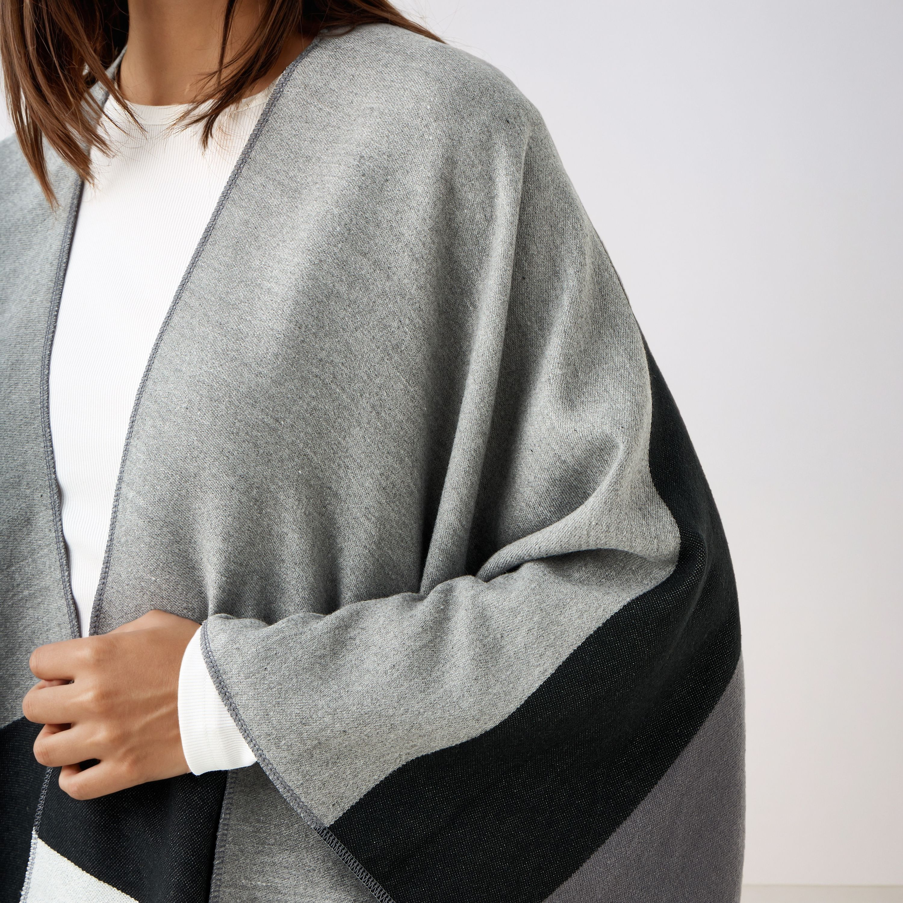 Jacquard Poncho with Fringe Detail-women-winterwear-cardigansandjumpers-cardigans-image-6