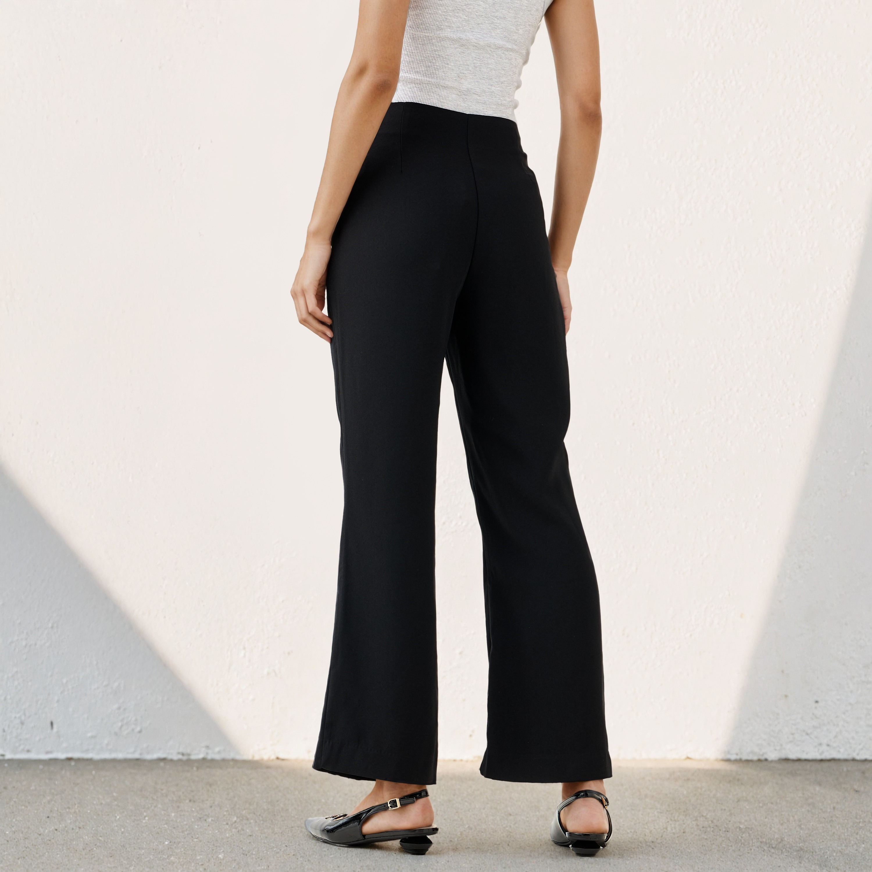 Flared Pants with Zip Closure-women-clothing-bottoms-trousers-image-3