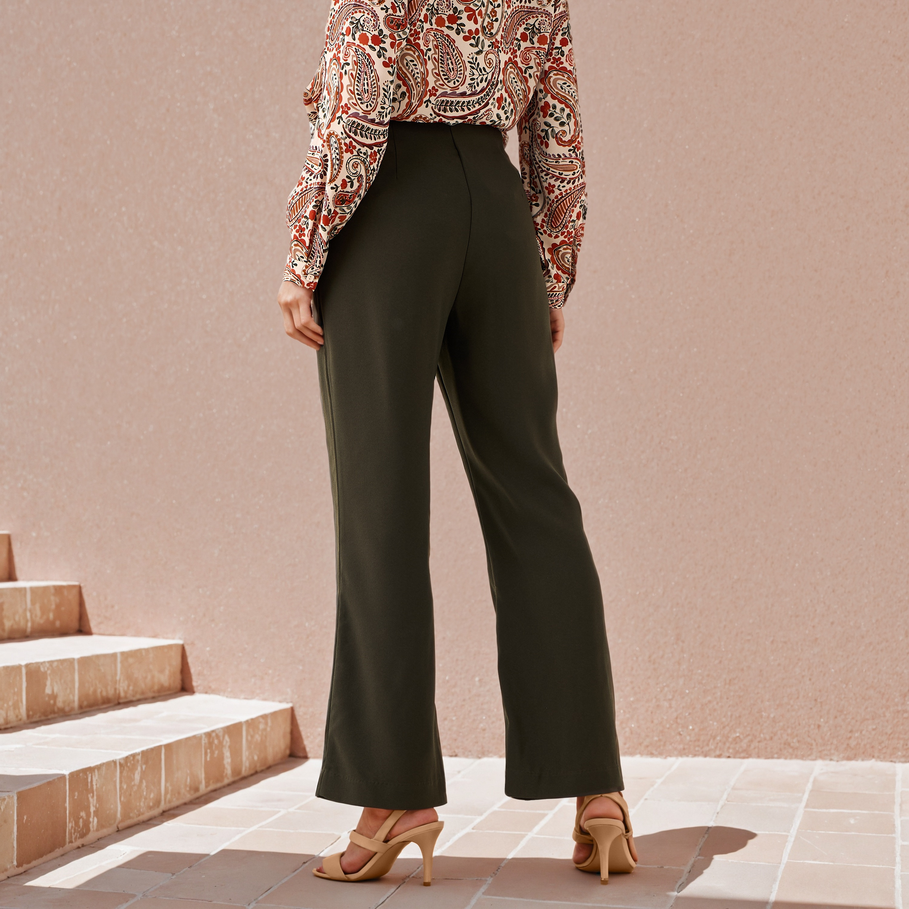 Flared Pants with Zip Closure-women-clothing-bottoms-trousers-image-3