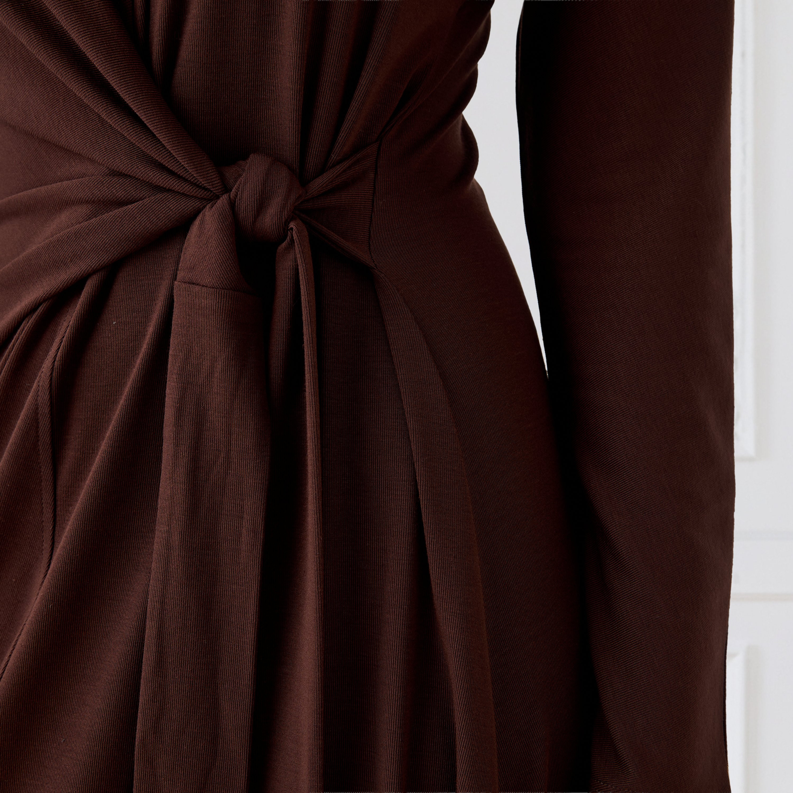 Draped Dress with Tie-Ups-women-clothing-dresses-image-4