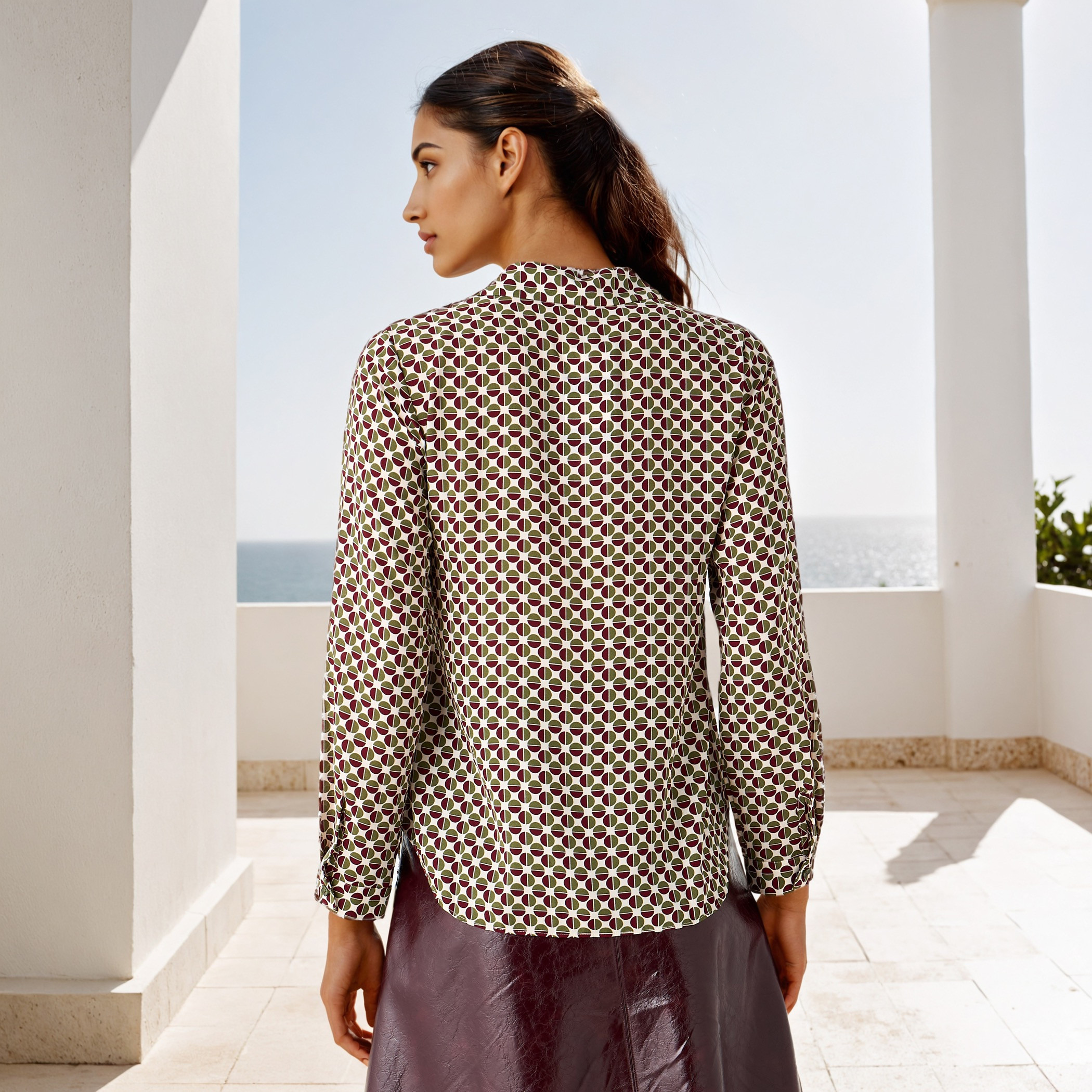 Printed Notch Collar Shirt-women-clothing-shirtsandblouses-shirts-image-3