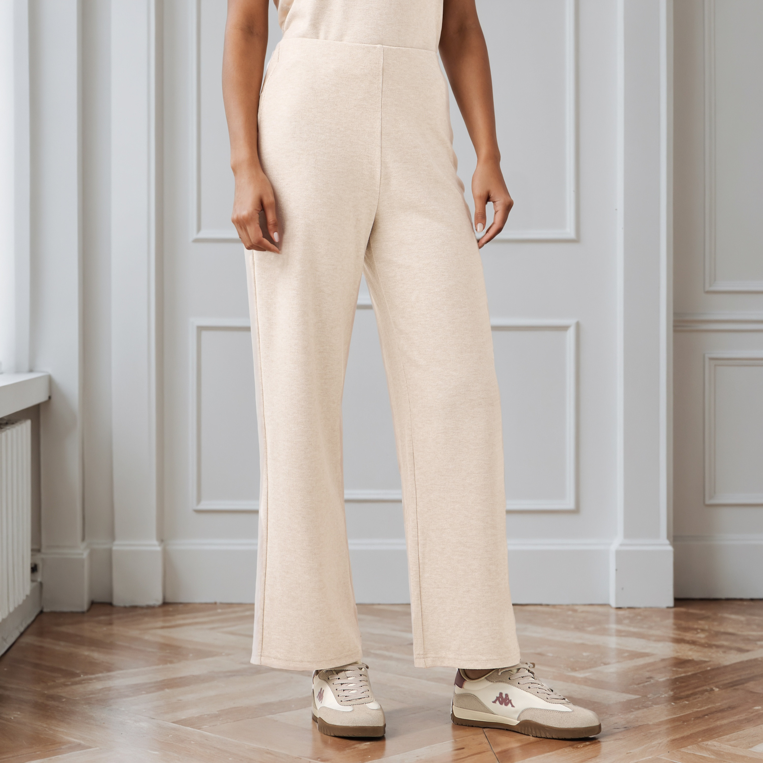 Relaxed Fit Flexi Waist Pants-women-clothing-bottoms-trousers-image-1