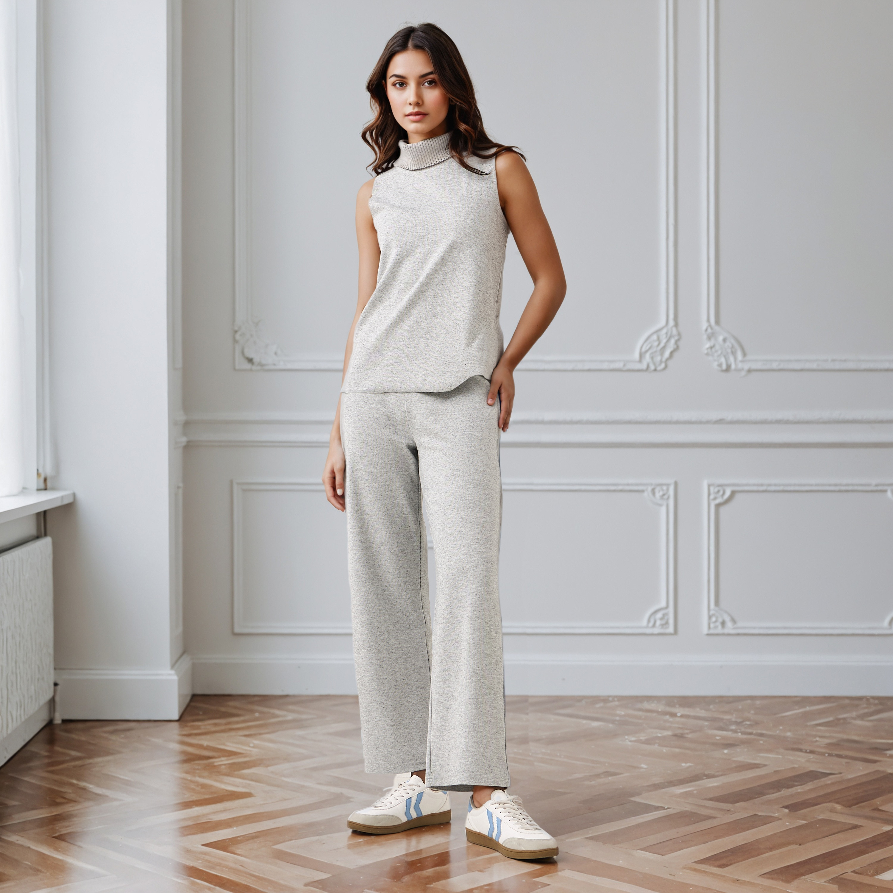 Relaxed Fit Flexi Waist Pants-women-clothing-bottoms-trousers-image-2