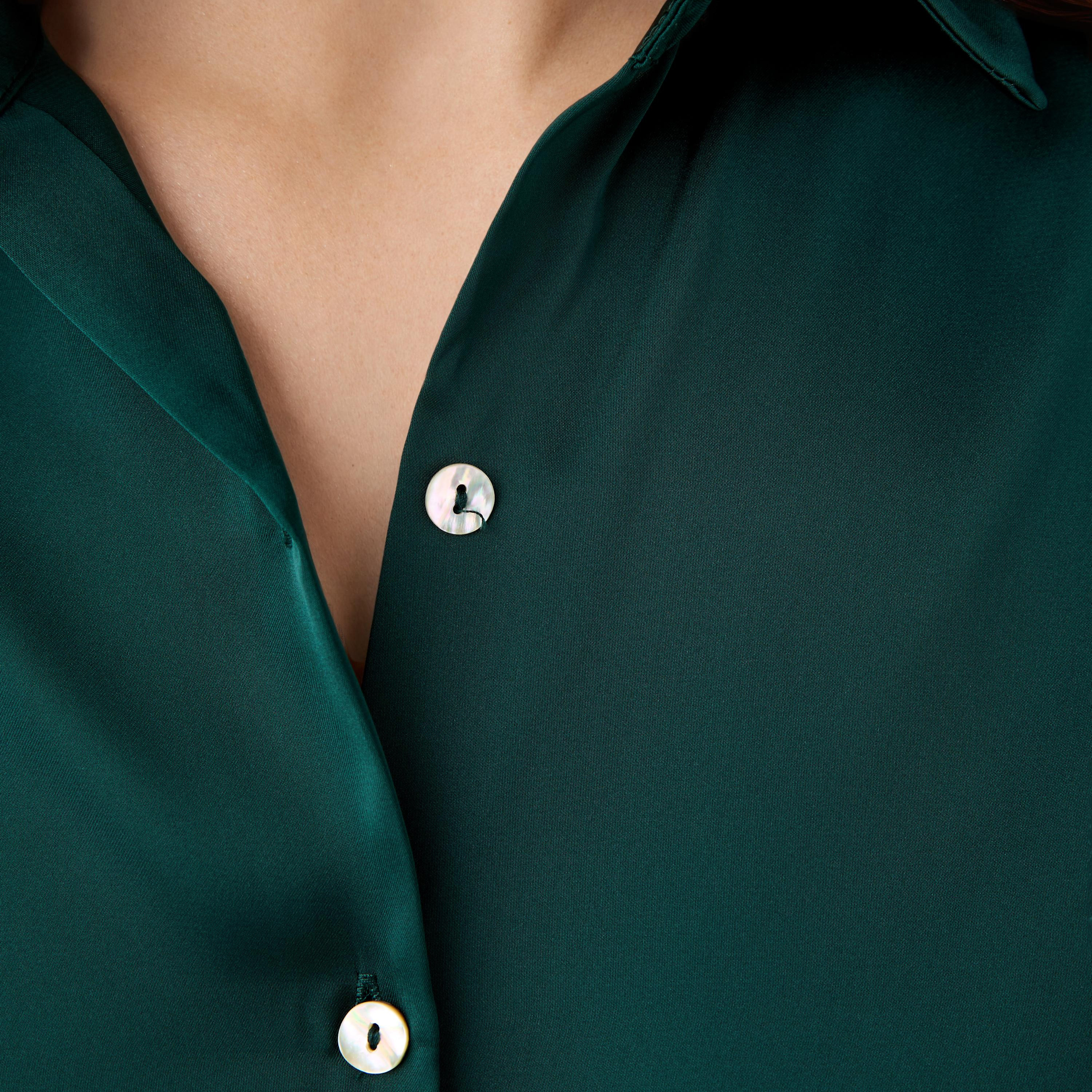 Regular Fit Collared Satin Shirt-women-clothing-shirtsandblouses-shirts-image-6