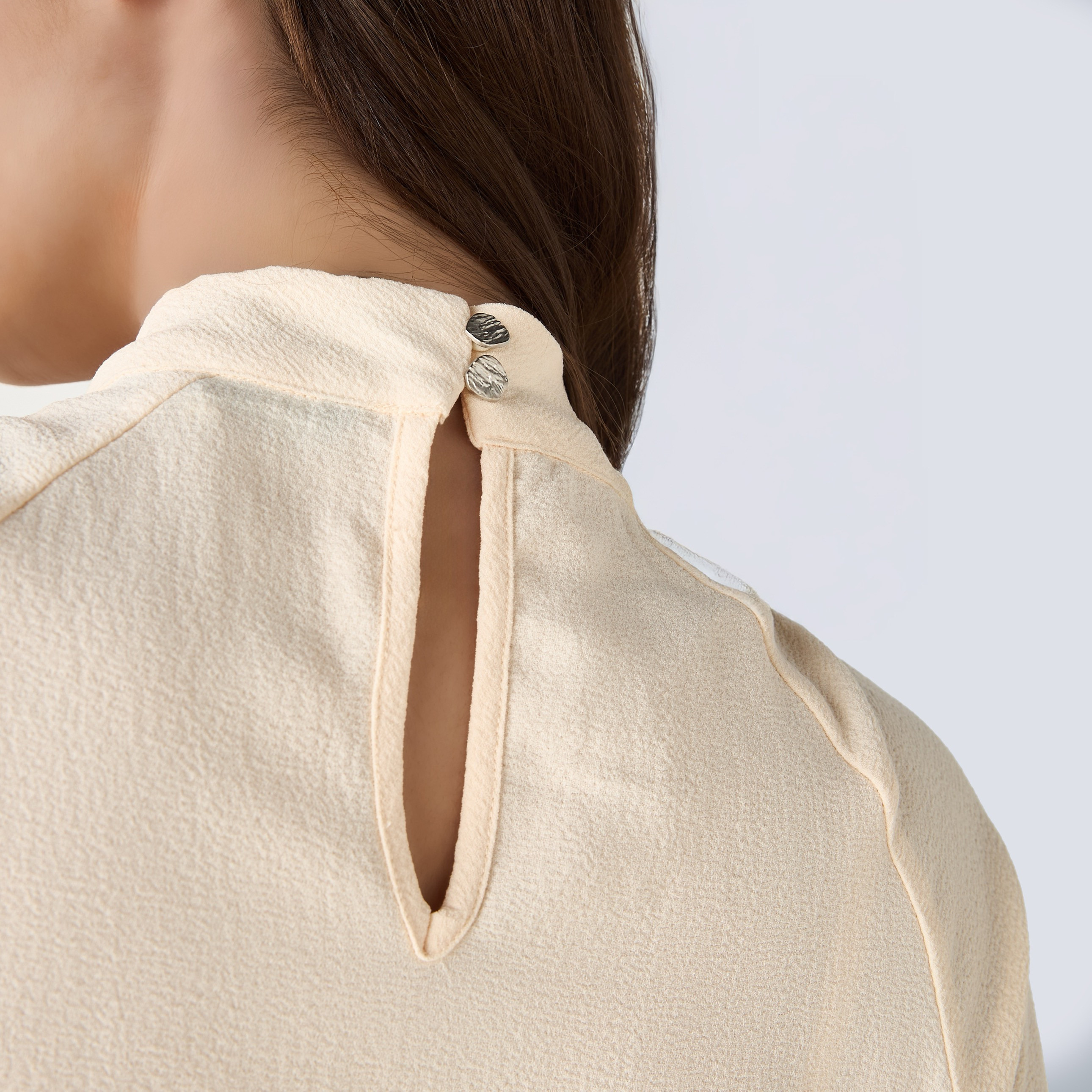 Ruffle Accent Top with Keyhole Neck-women-clothing-shirtsandblouses-blouses-image-5