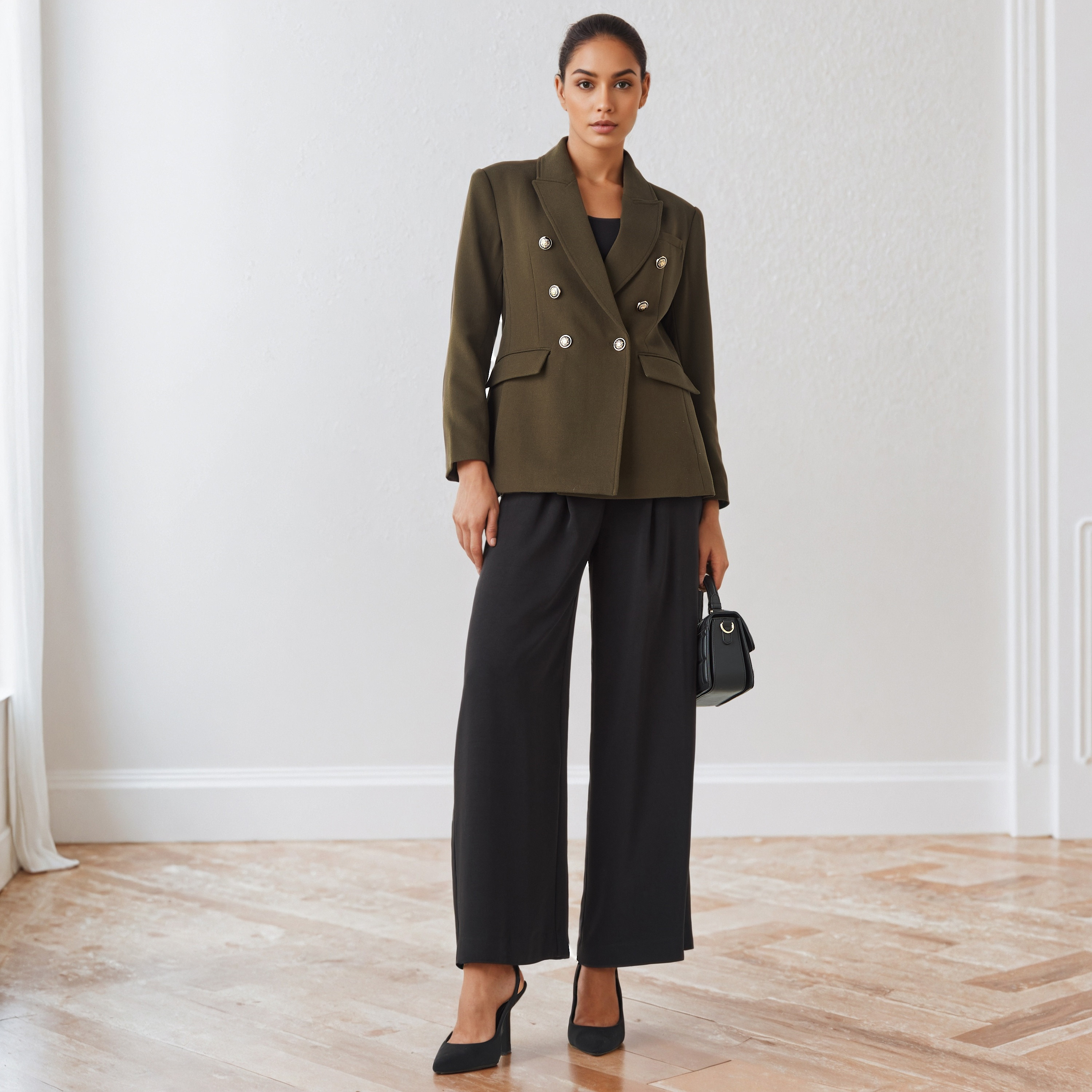 جاكيت بليزر بقصّة عادية وبياقة طويلة مدببة-women-clothing-coatsandjackets-blazers-image-4