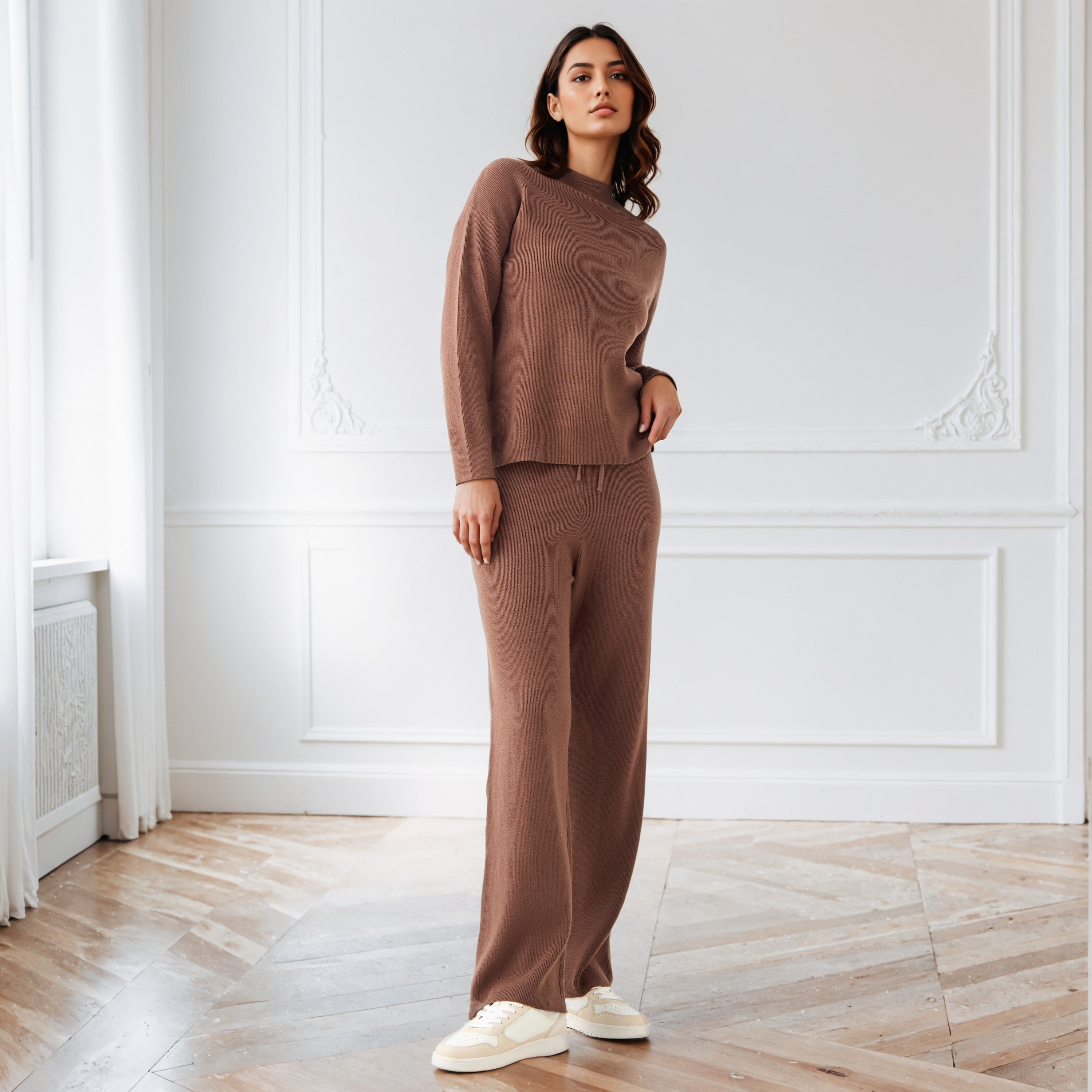 Relaxed Fit High Neck Sweater-women-clothing-cardigansandjumpers-jumpers-image-2