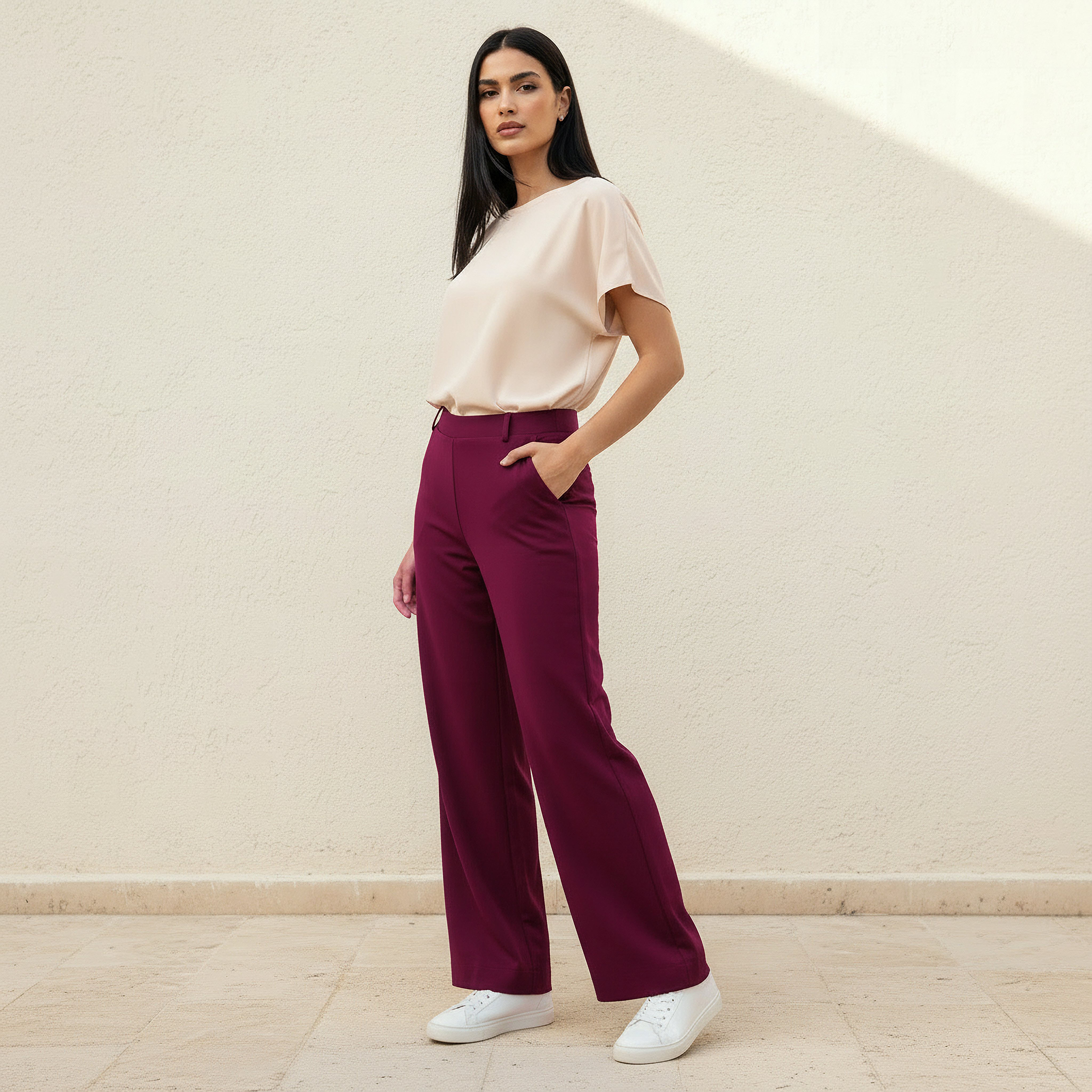 Full Pants with Straight Leg Design-women-clothing-bottoms-trousers-image-3