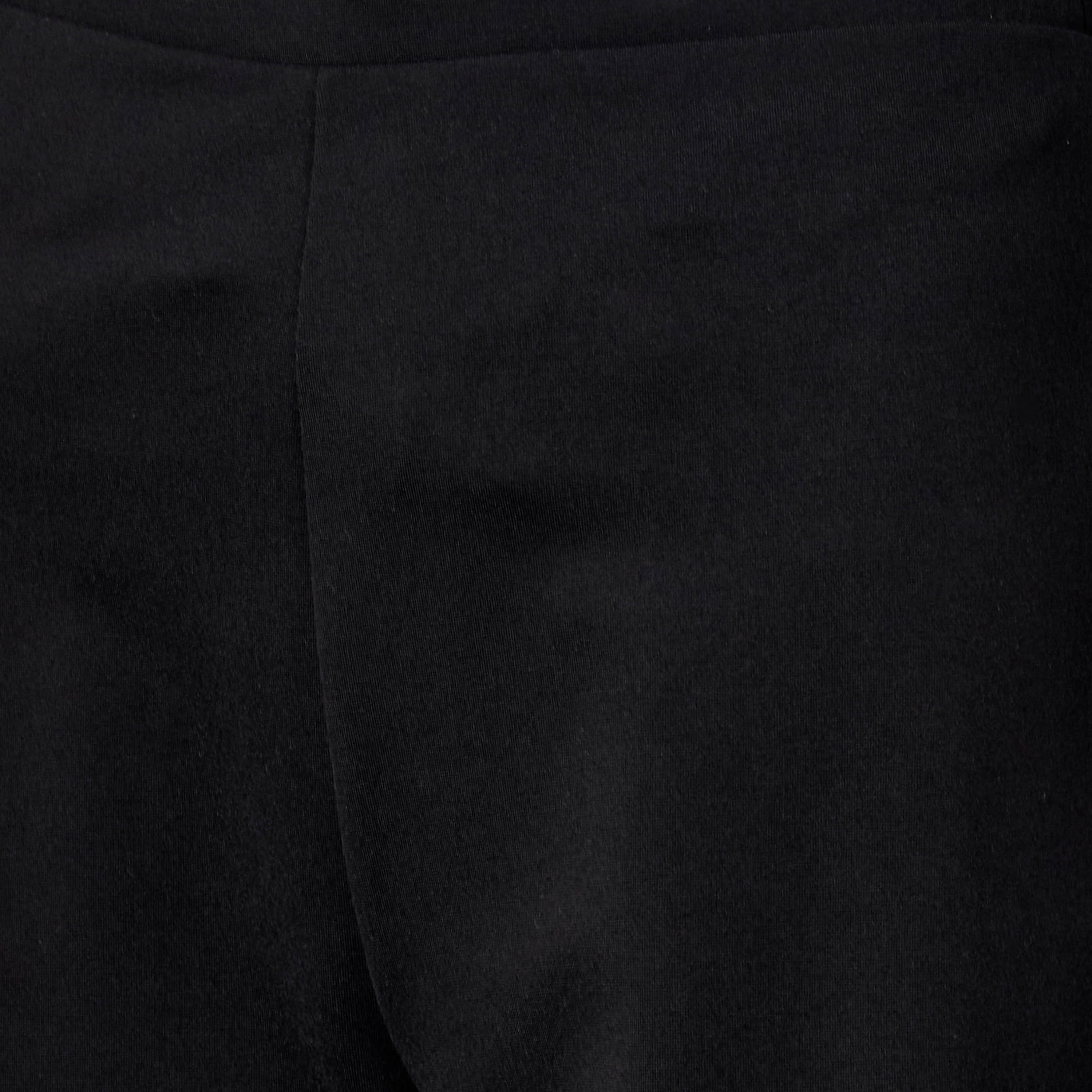 Mid Rise Full Length Boot Leg Ponte Pants with Elasticated Waistband-women-clothing-bottoms-trousers-image-2