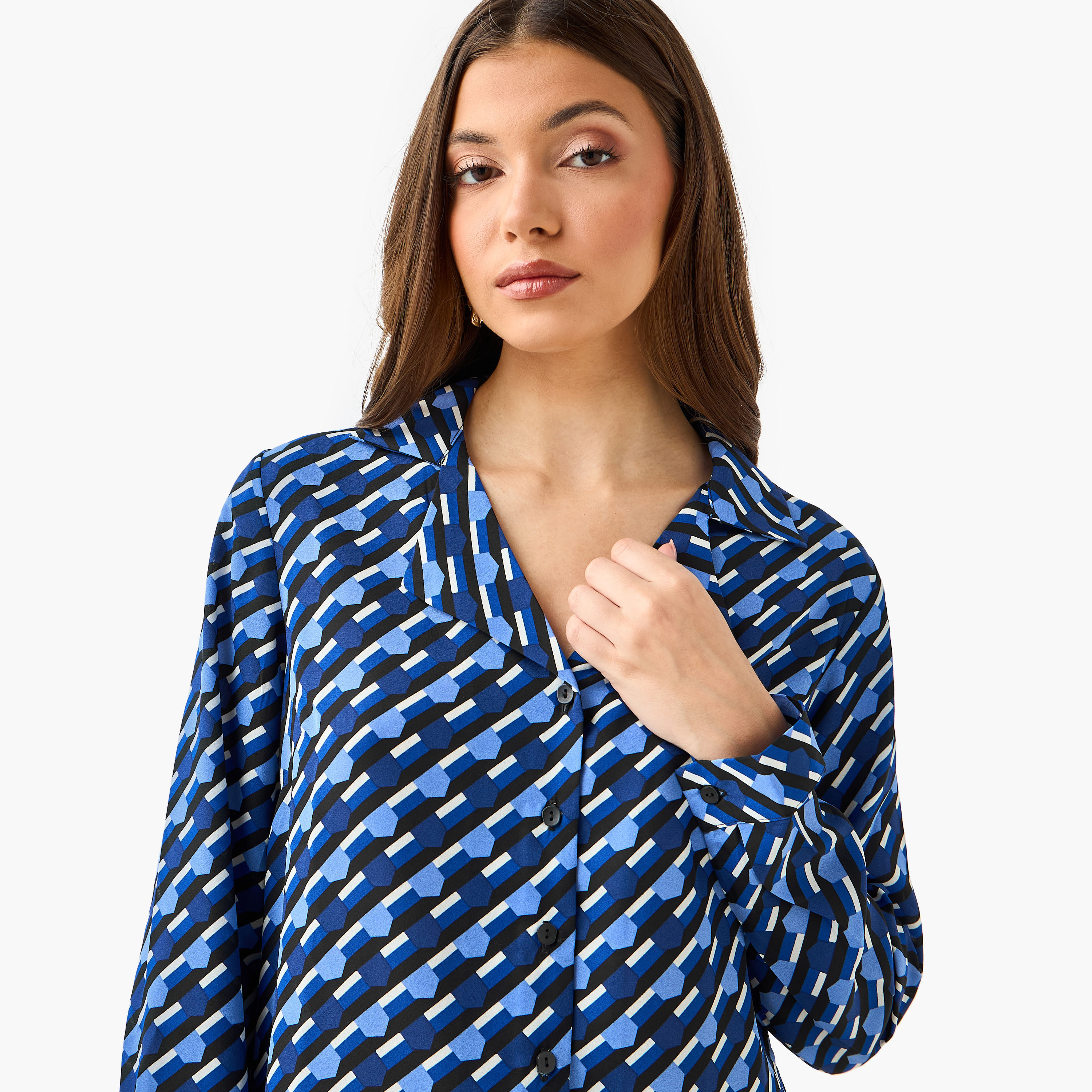 Shirt with Notch Collar-women-clothing-shirtsandblouses-shirts-image-7