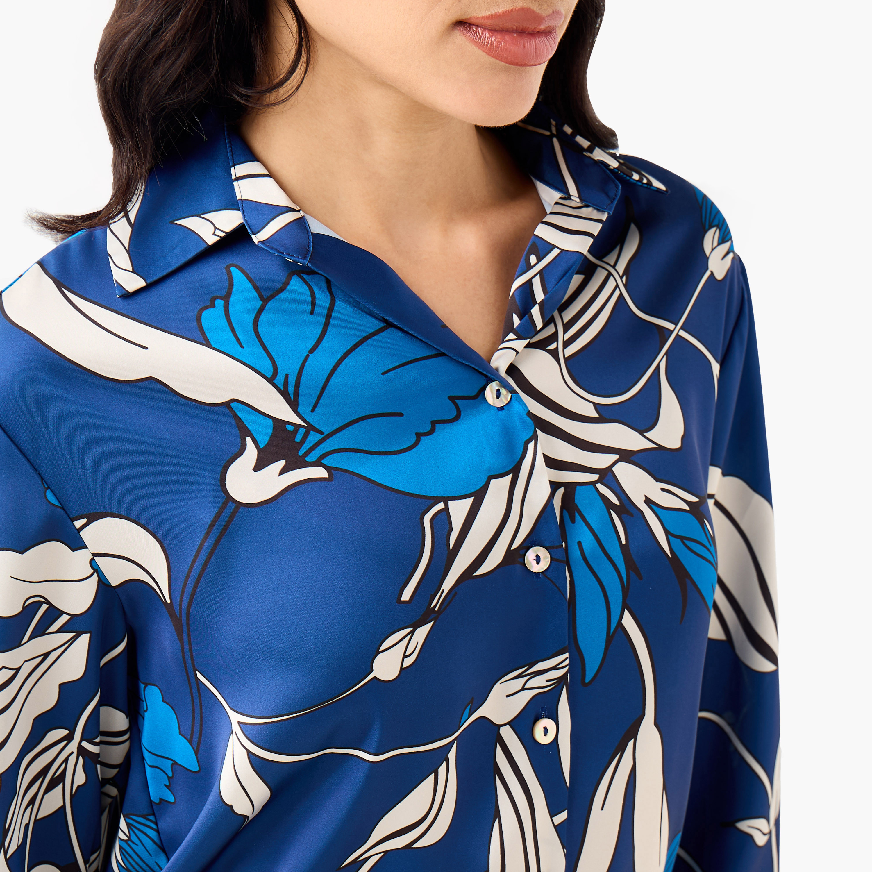 Regular Fit Polyester Shirt with Long Sleeves-women-clothing-shirtsandblouses-shirts-image-6
