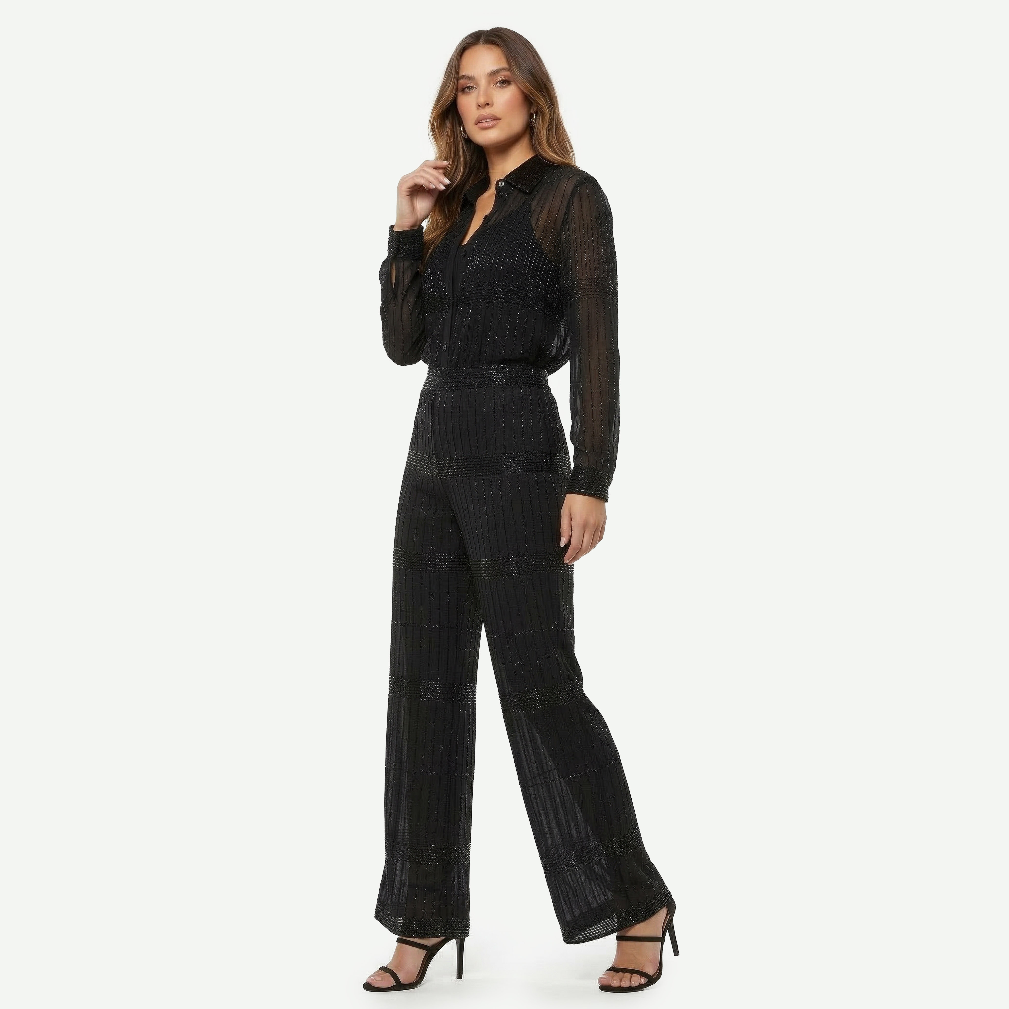 Wide Leg Fit Bead Embellished Pants-women-clothing-bottoms-trousers-image-5