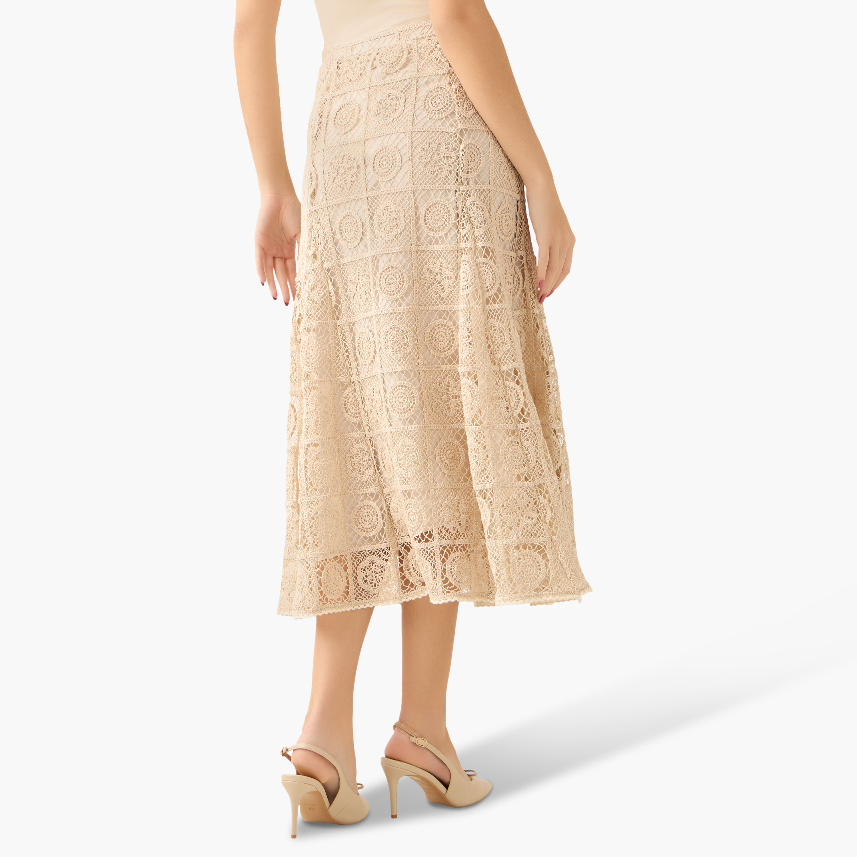 Midi Crochet A-line Skirt-women-clothing-bottoms-skirts-image-4