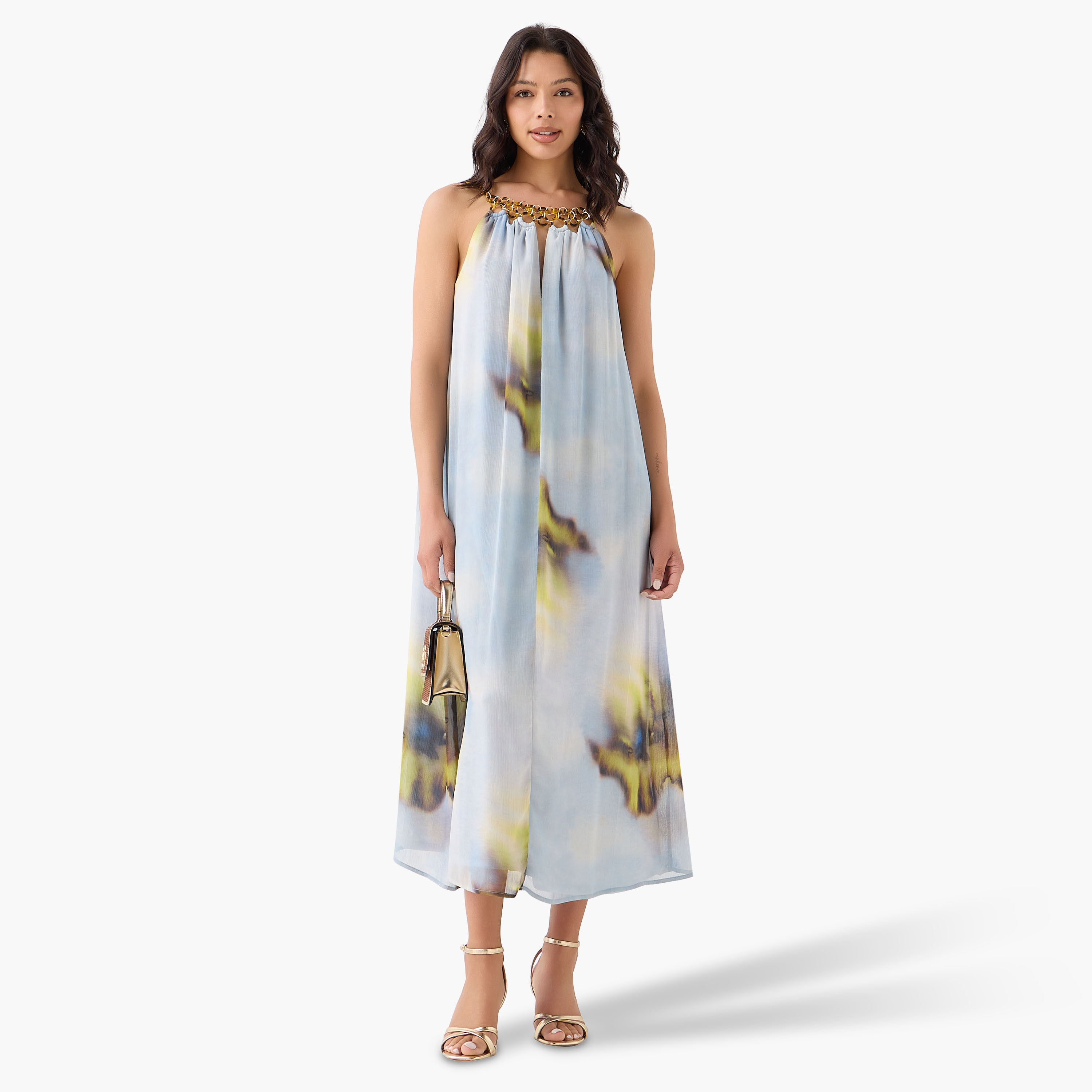 Midi Trapeze Dress with Print-women-clothing-dresses-image-5