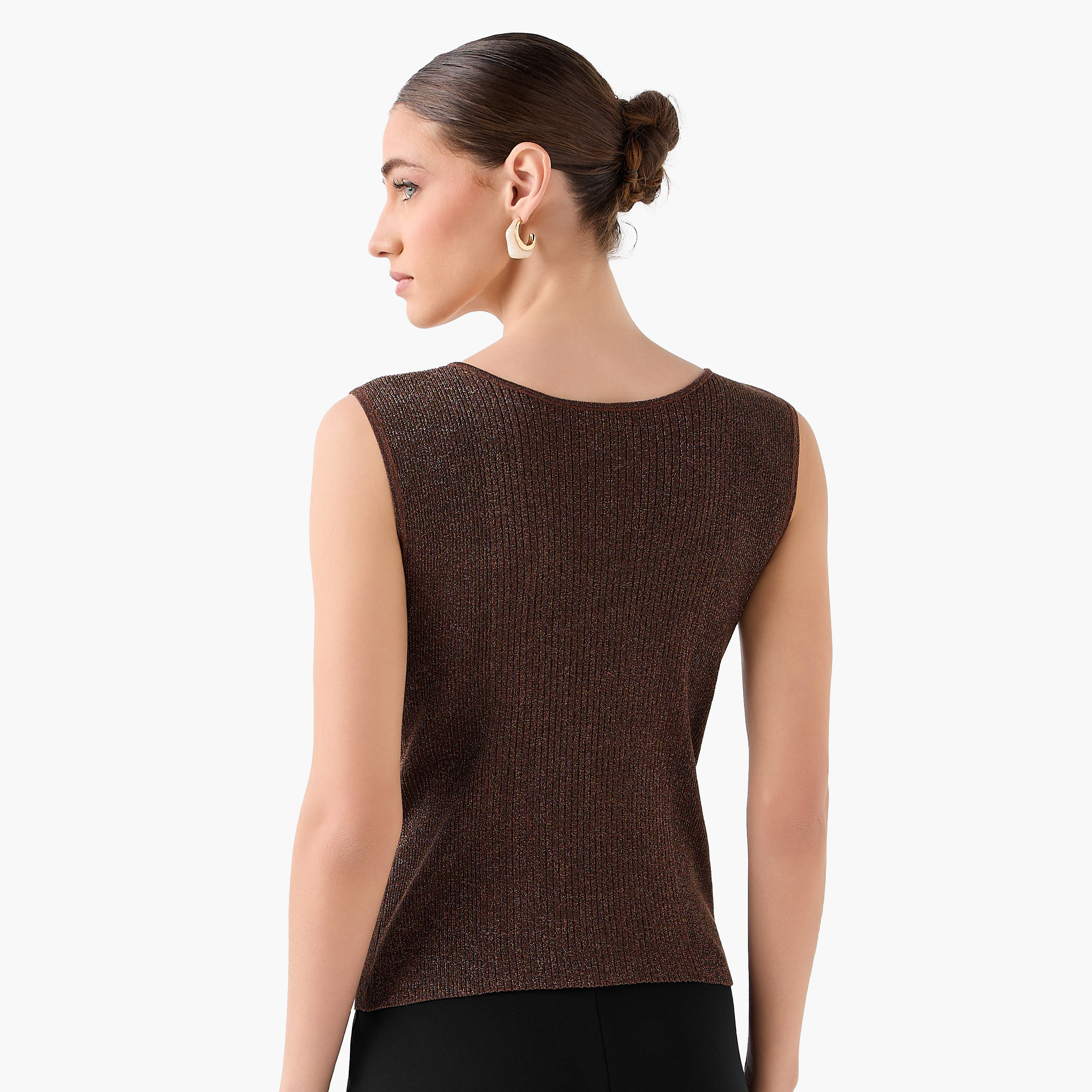 Regular Fit Tank Top with Embellishment-women-clothing-tshirts-image-5