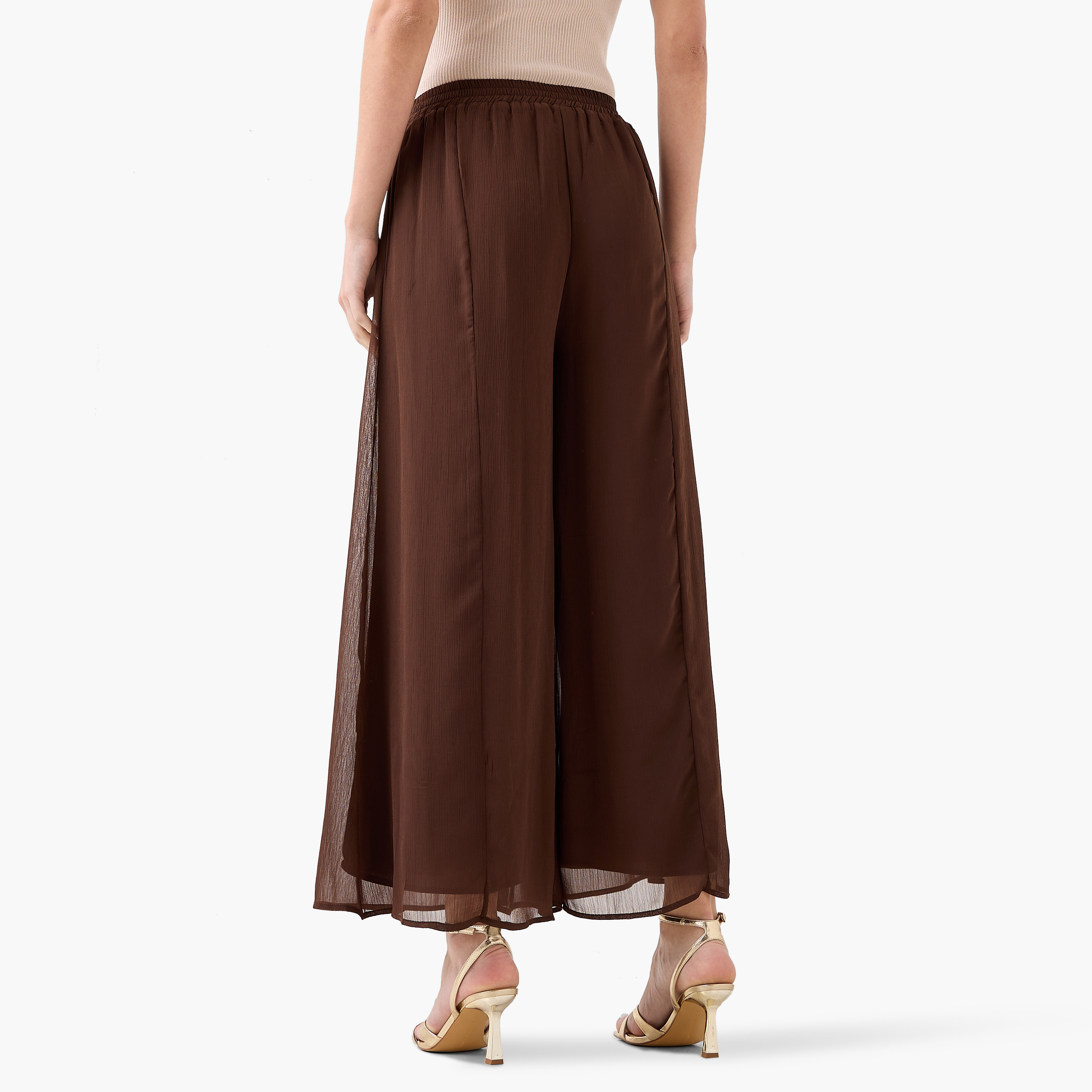 Sheer Wide Leg Pants-women-clothing-coordsets-image-6