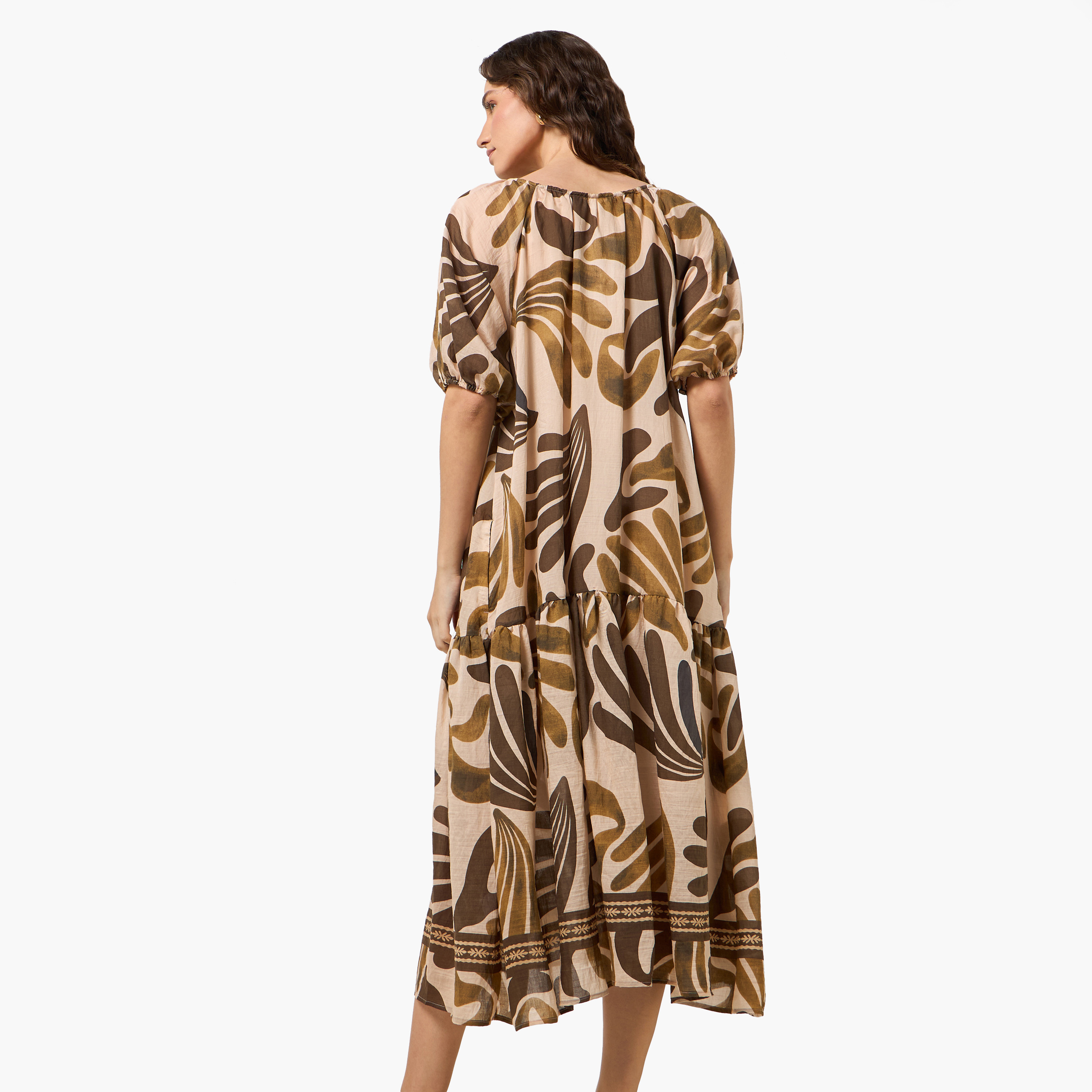 Tiered Women Dress with Print-women-clothing-dresses-image-4