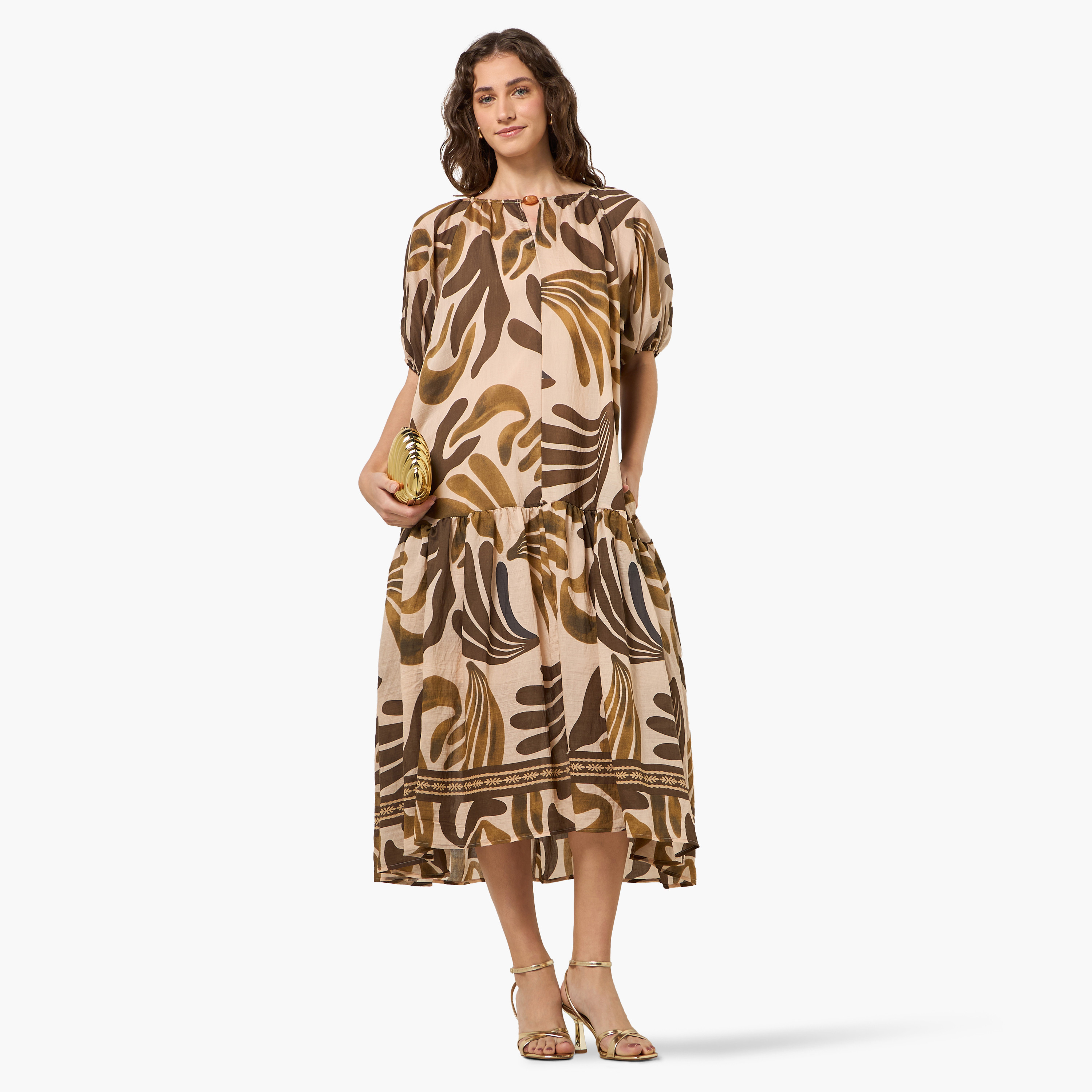 Tiered Women Dress with Print-women-clothing-dresses-image-6