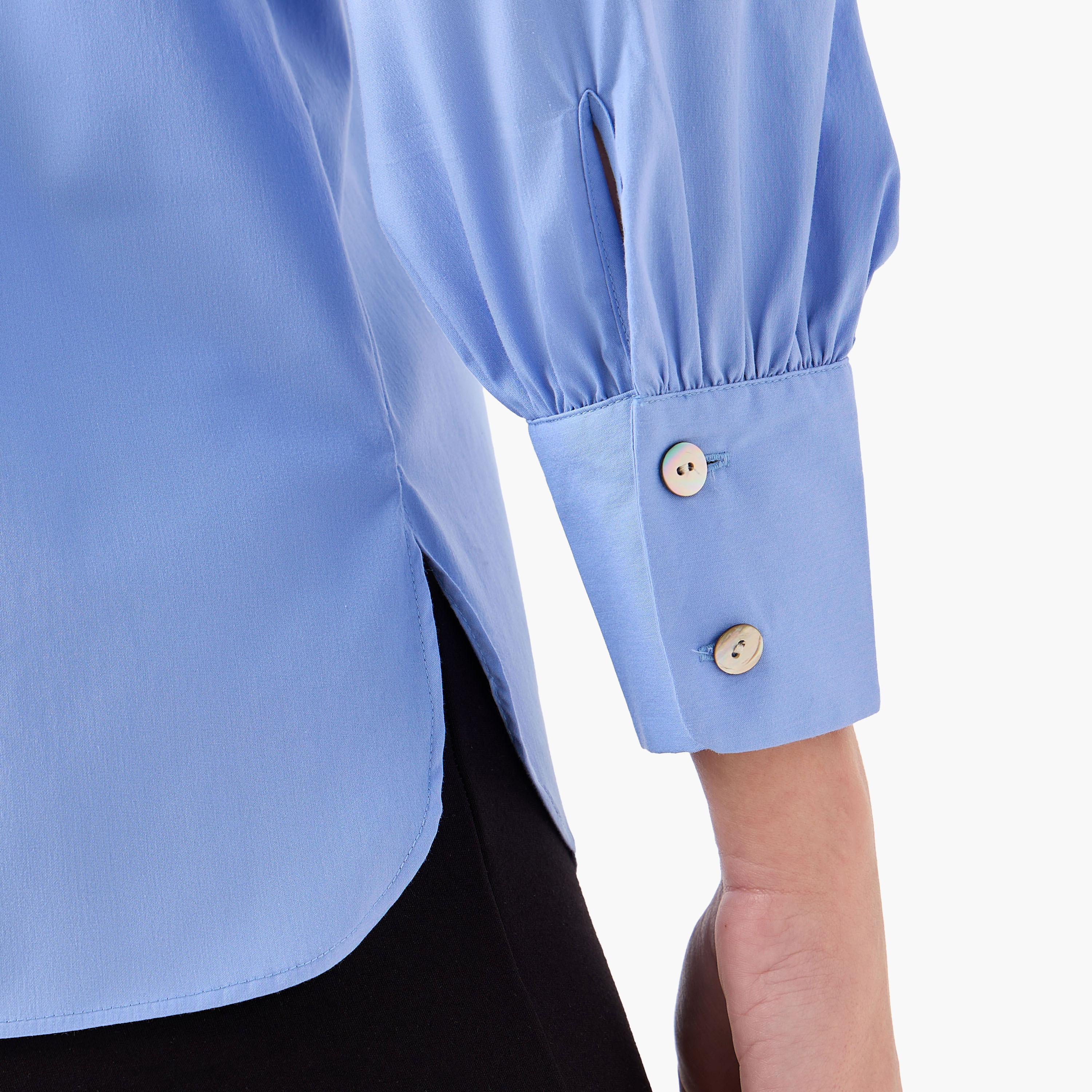 Relaxed Fit Shirt with Concealed Placket-women-clothing-shirtsandblouses-shirts-image-8