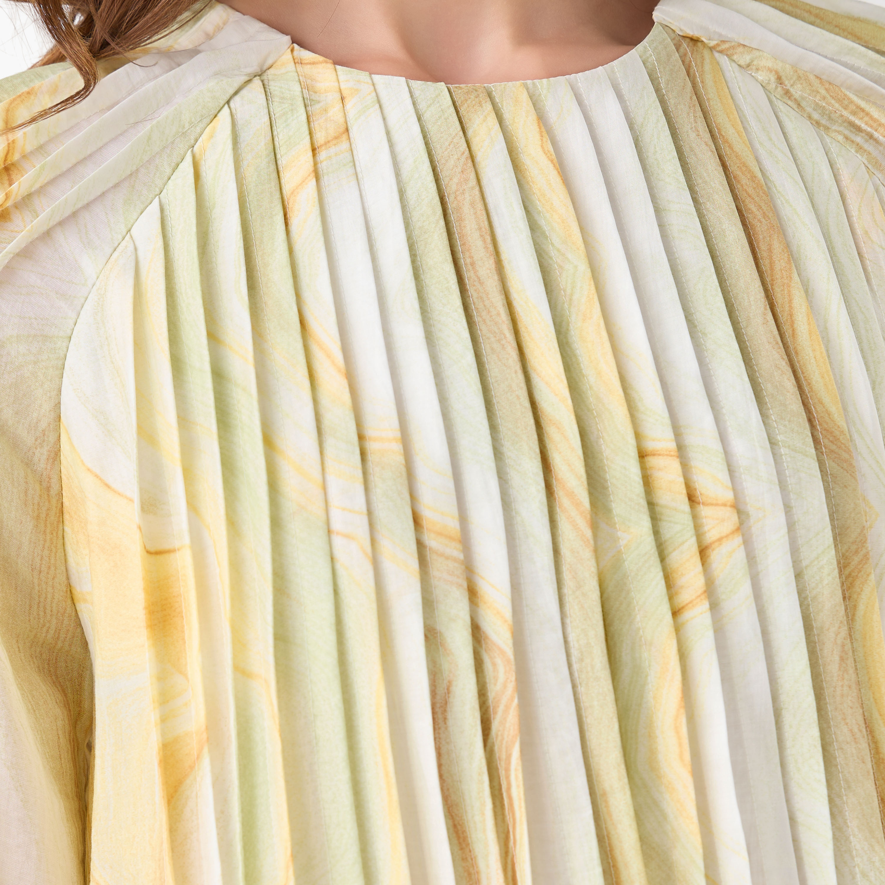 A-line Midi Dress with Pintuck Detail-women-clothing-dresses-image-5