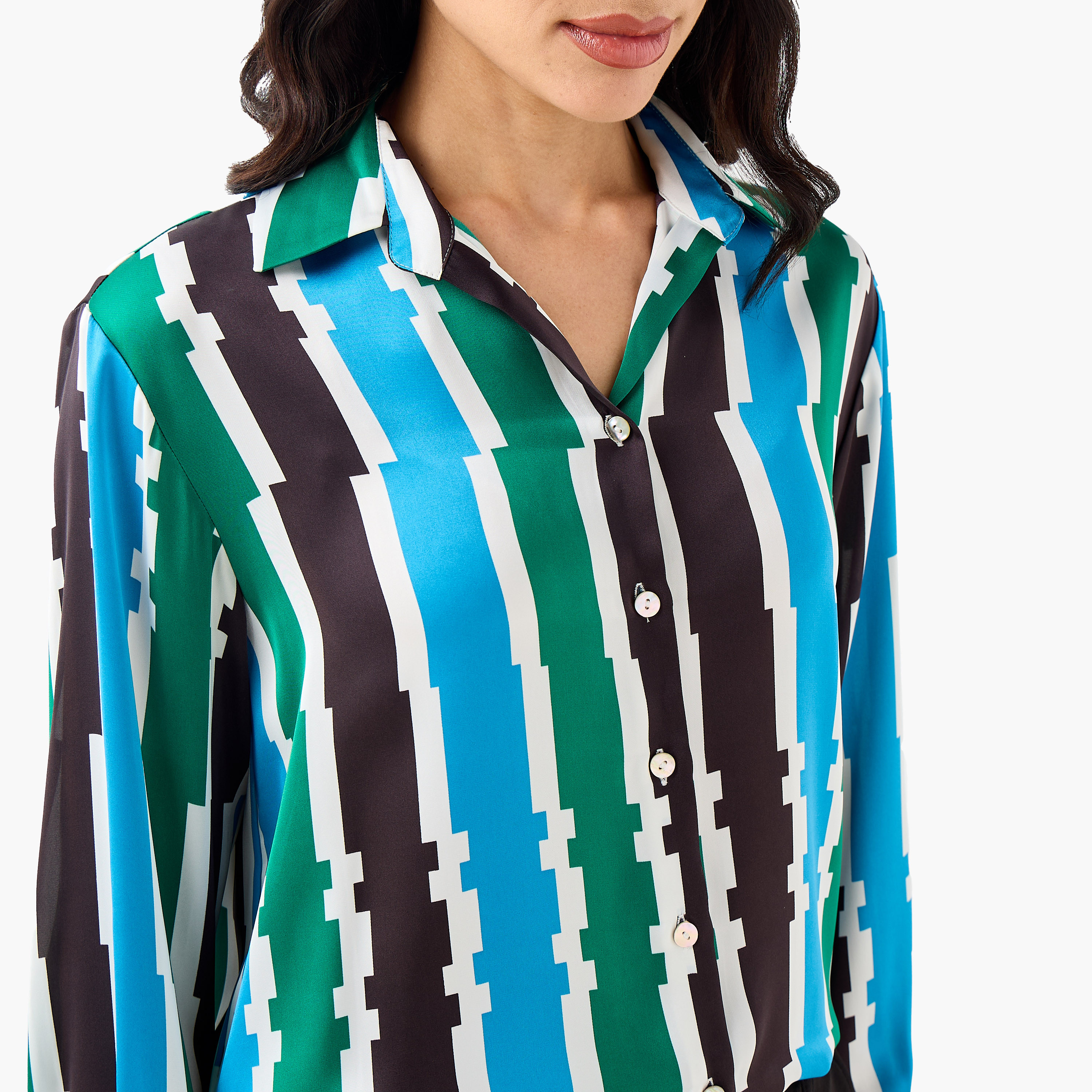 Regular Fit Polyester Shirt with Long Sleeves-women-clothing-shirtsandblouses-shirts-image-7
