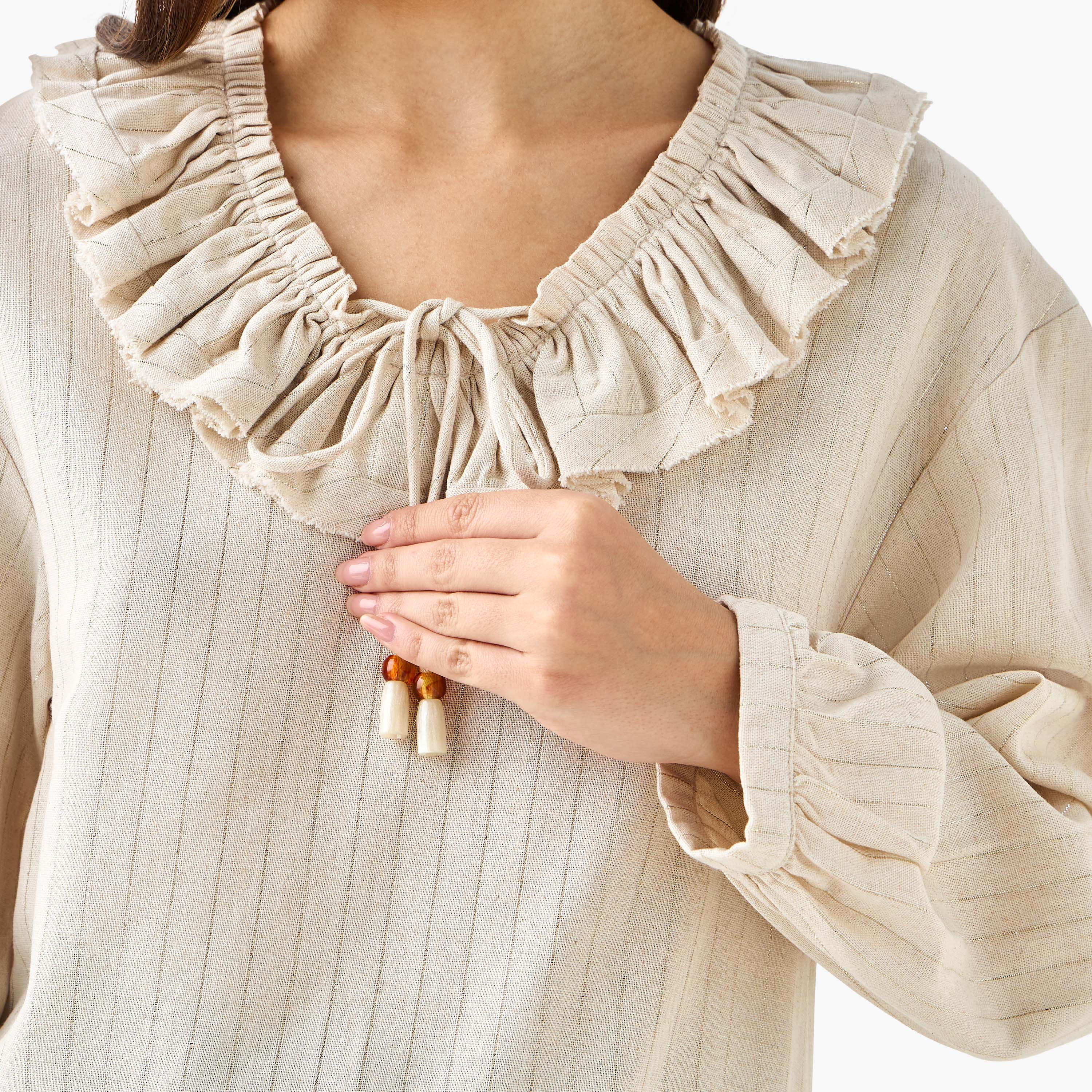 Relaxed Fit Top with Ruffles-women-clothing-shirtsandblouses-blouses-image-5