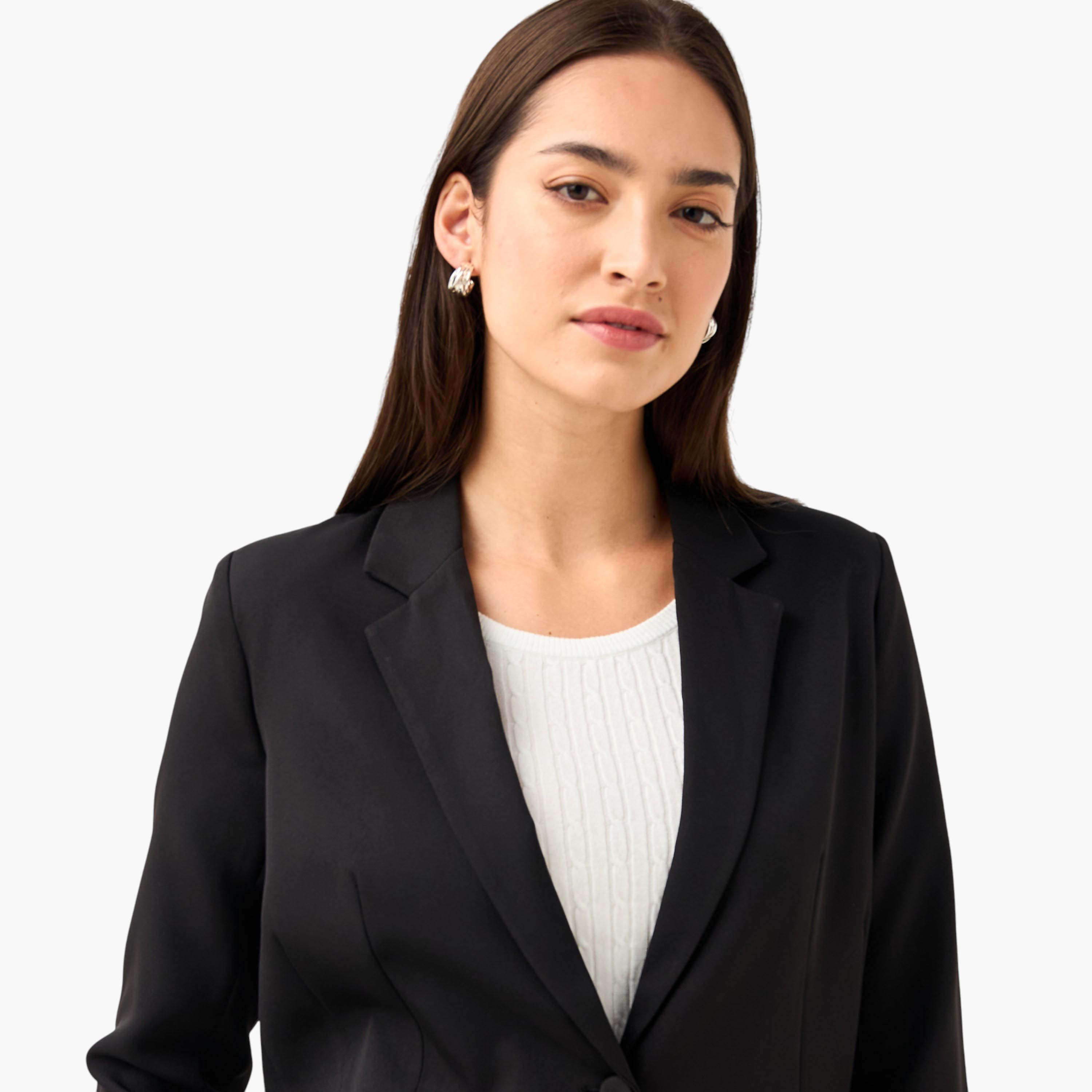 بليزر بقصة عادية-women-clothing-coatsandjackets-blazers-image-1