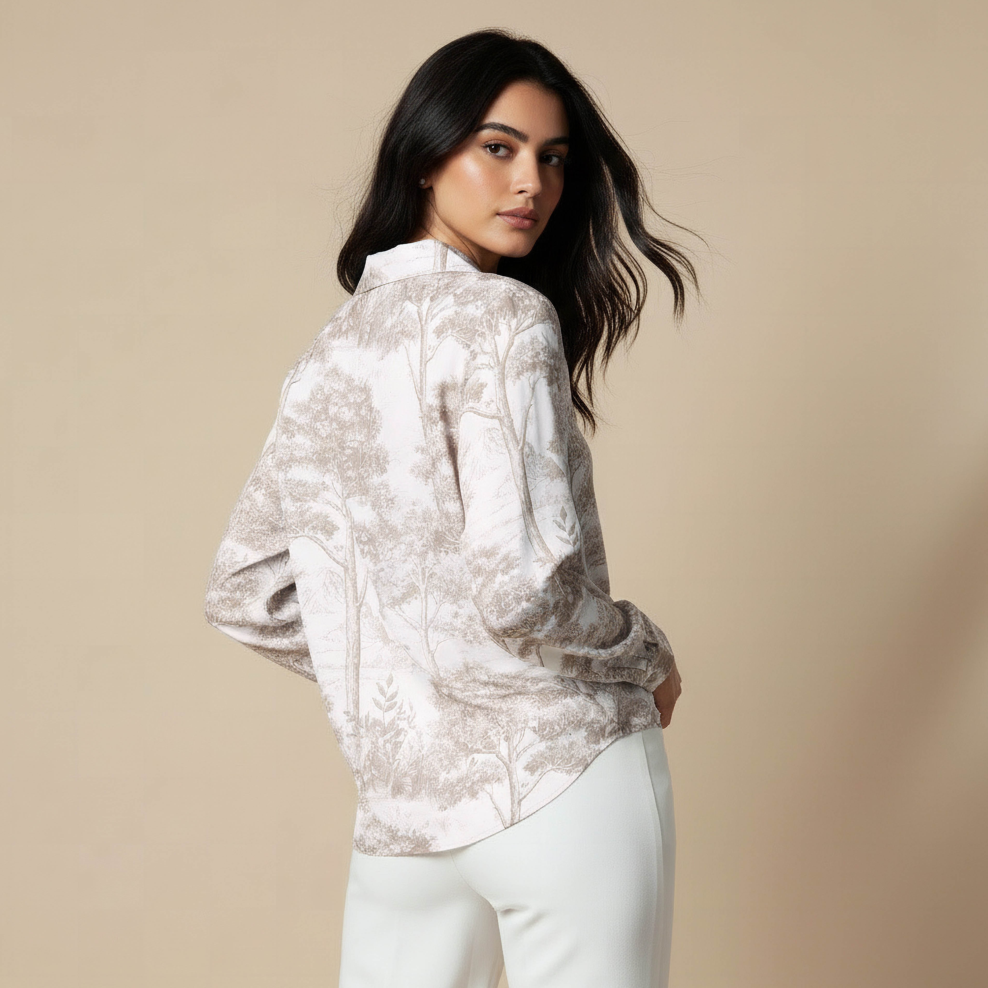 Relaxed Fit Shirt with Tree Print-women-clothing-shirtsandblouses-shirts-image-4