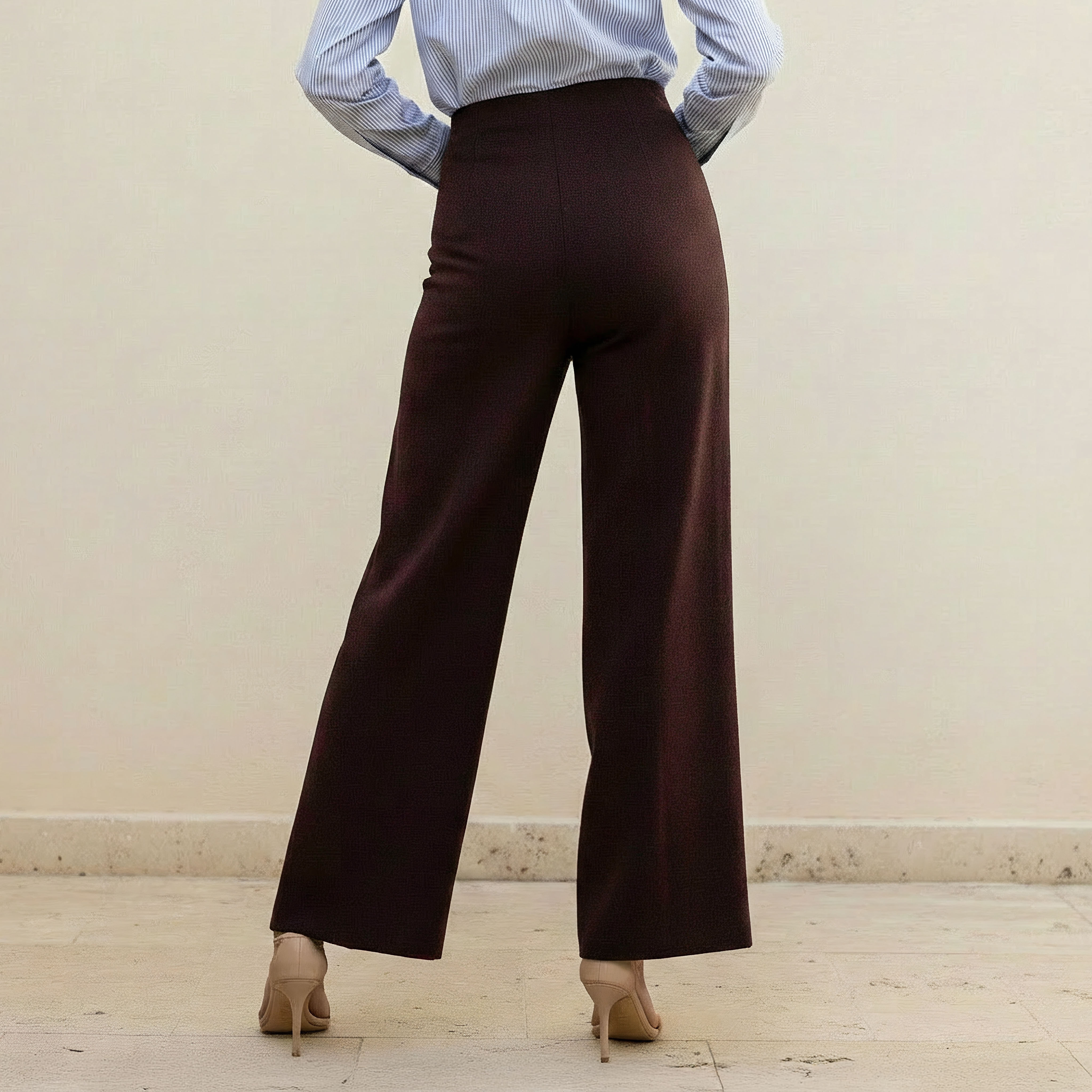 High Waist Full Length Wide Leg Pants-women-clothing-bottoms-trousers-image-4