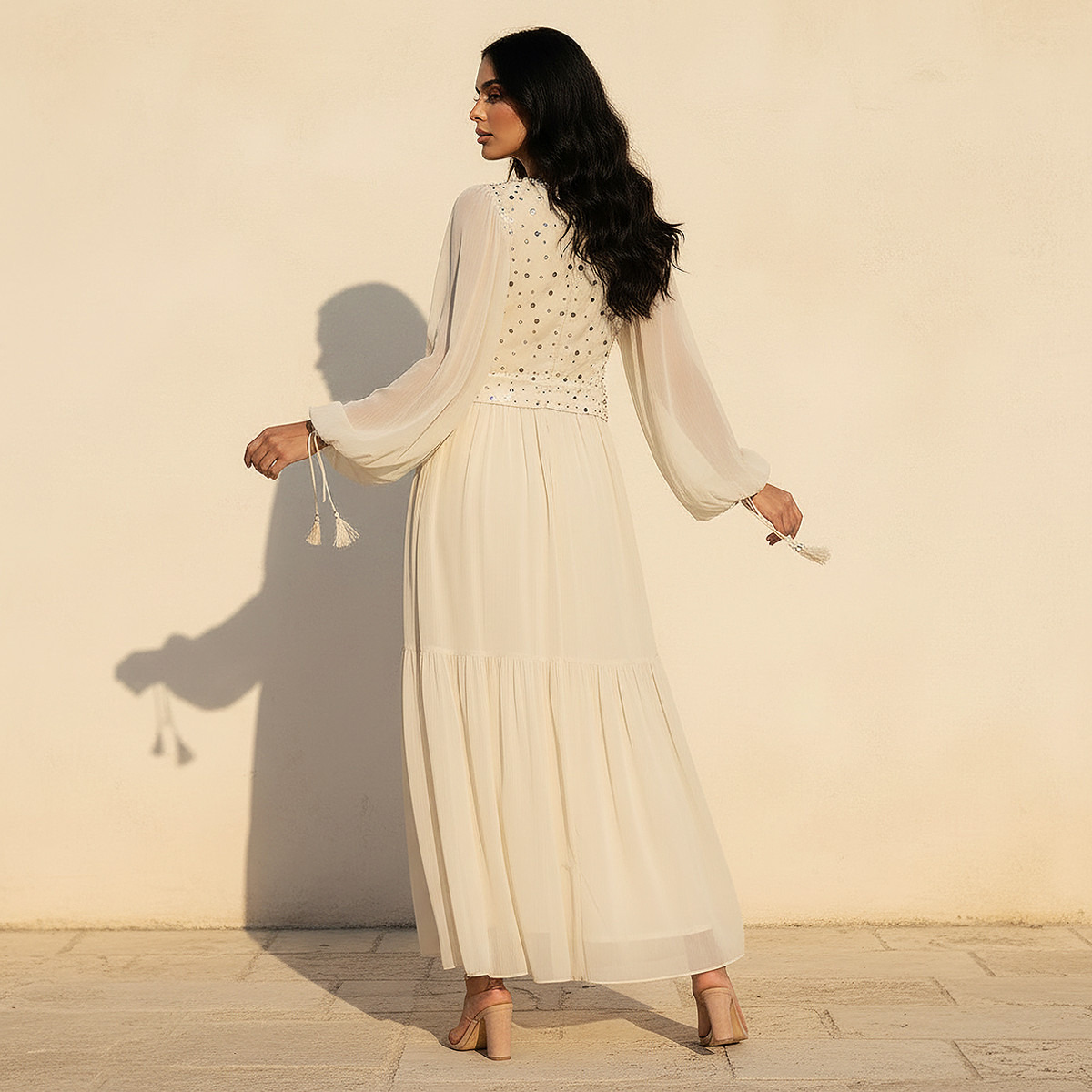 A-line Maxi Dress with Embellished Detail-women-clothing-dresses-image-4