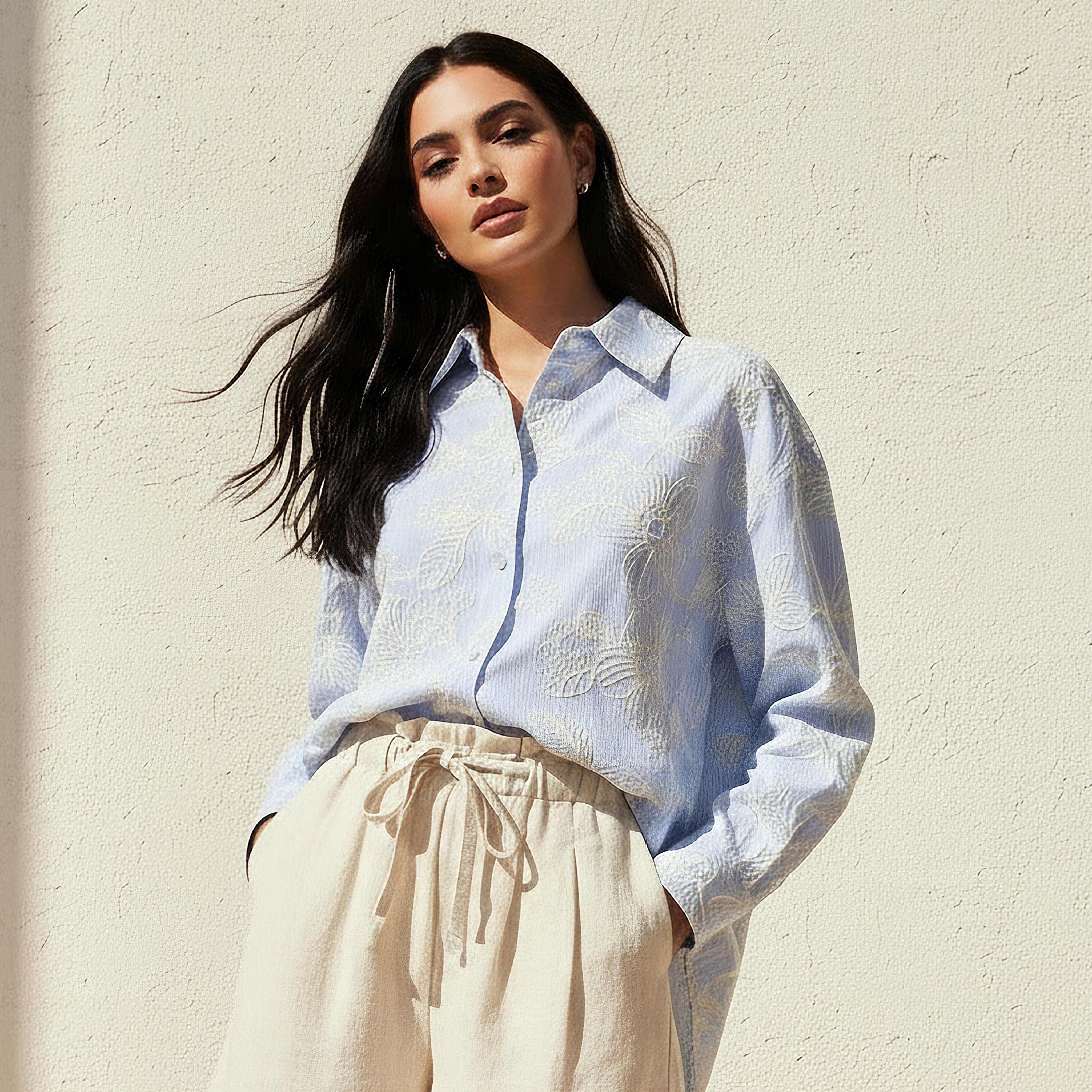 قميص بتطريز زهري-women-clothing-shirtsandblouses-shirts-image-1