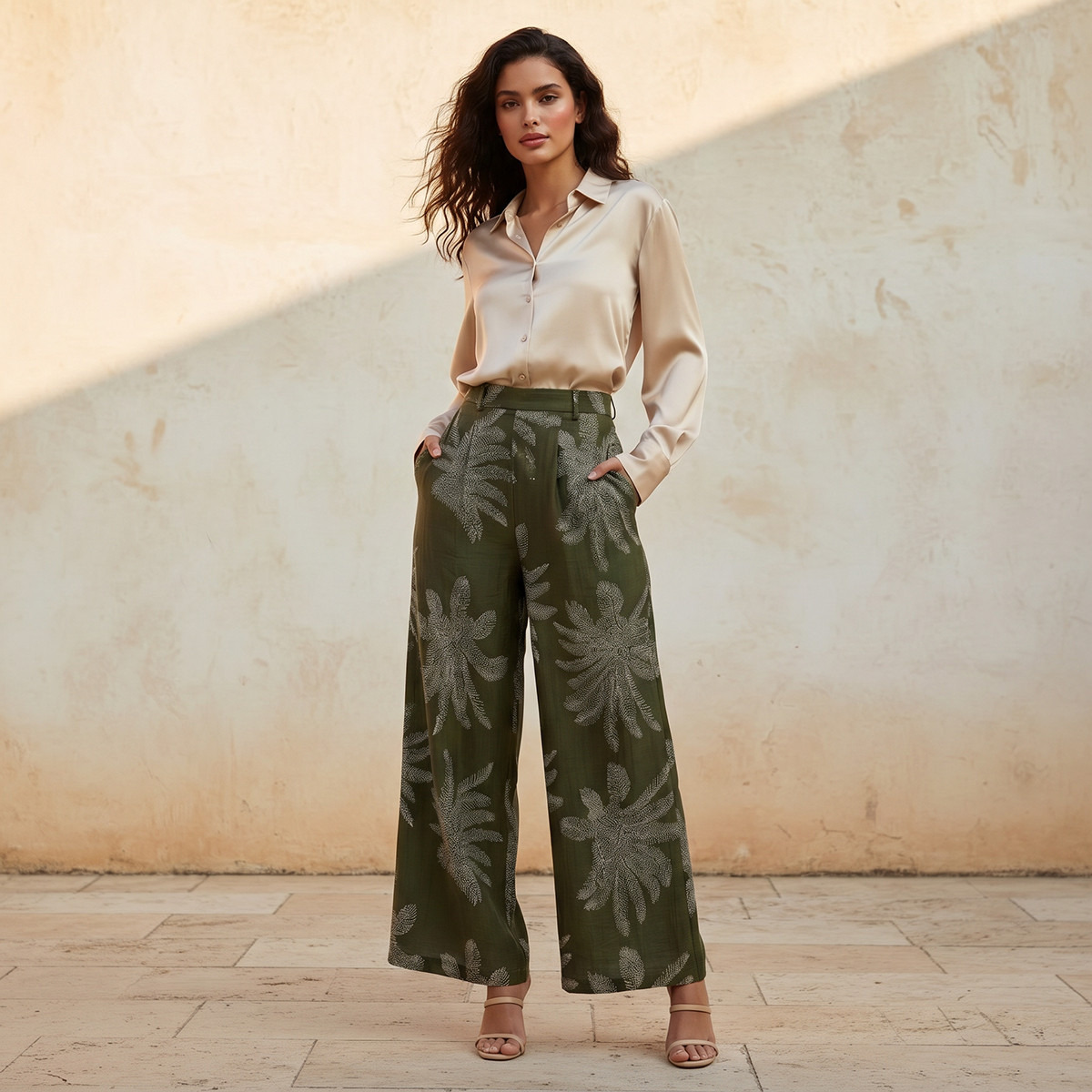 Printed Wide Leg Pants-women-clothing-coordsets-image-8