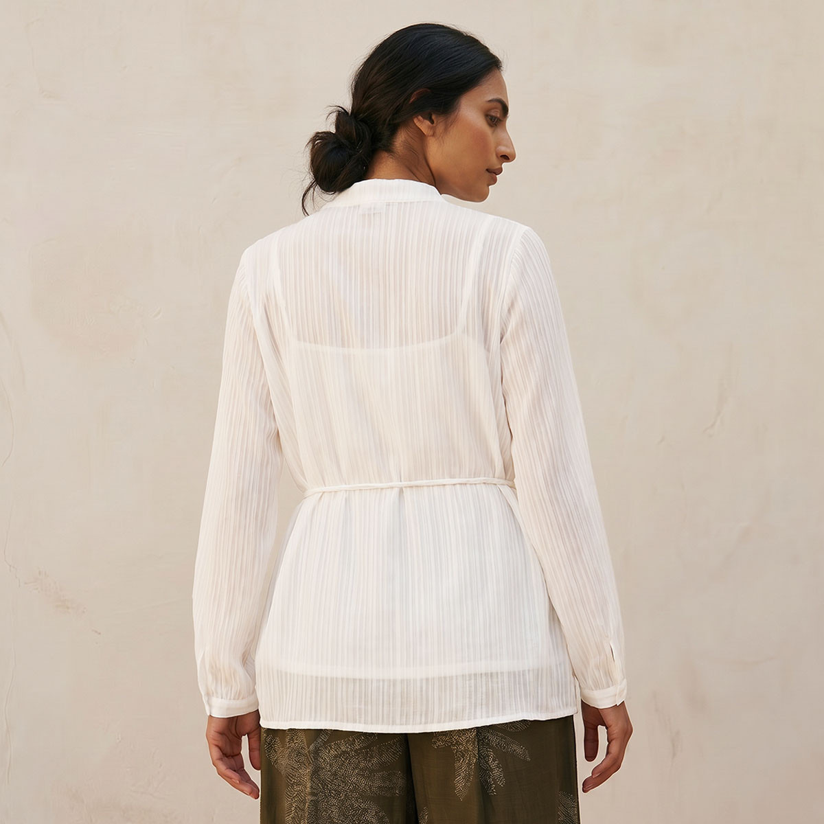 بلوزة نسائية راقية بربطة عنق أنيقة-women-clothing-shirtsandblouses-blouses-image-4