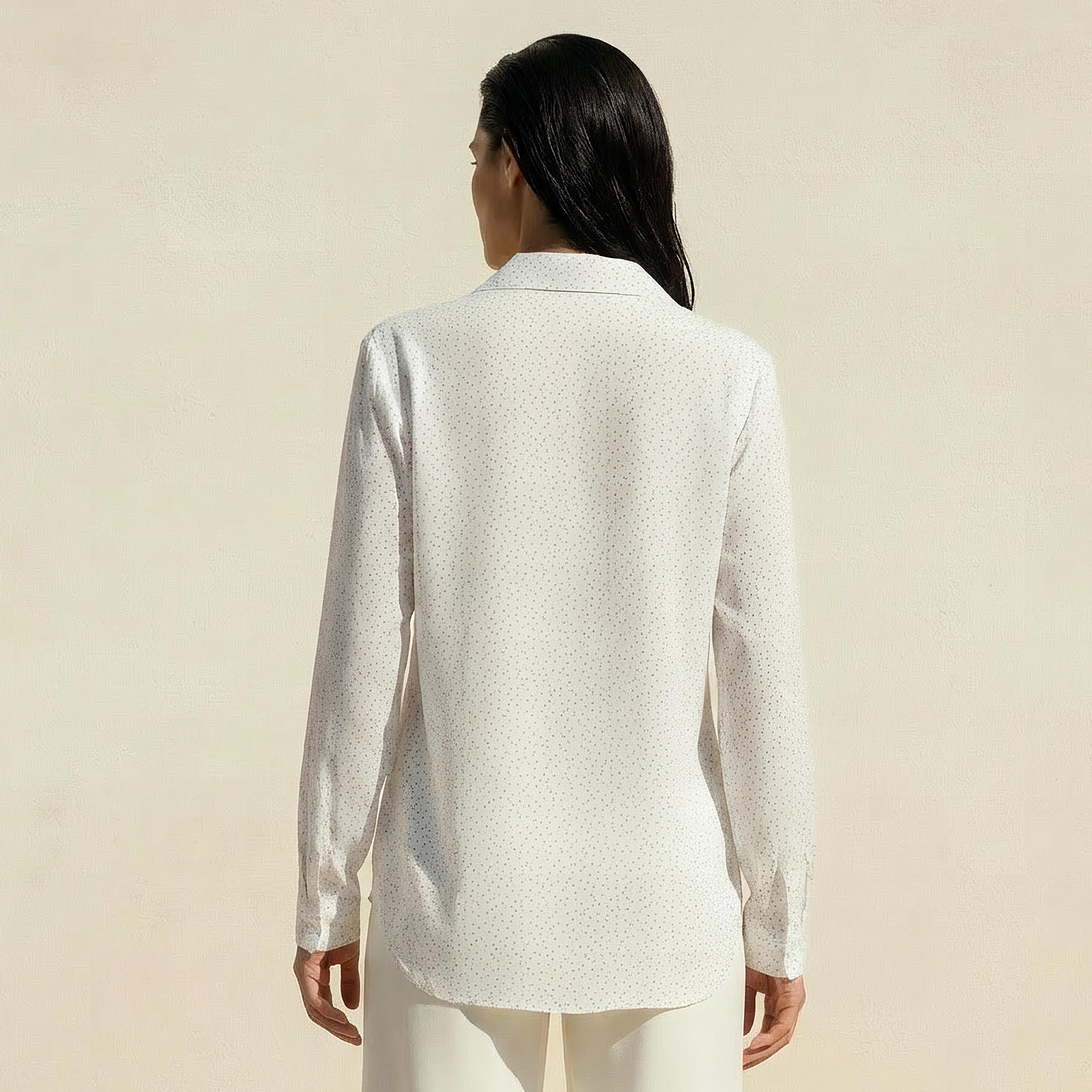 قميص بقصة مريحة وياقة مدببة-women-clothing-shirtsandblouses-shirts-image-4