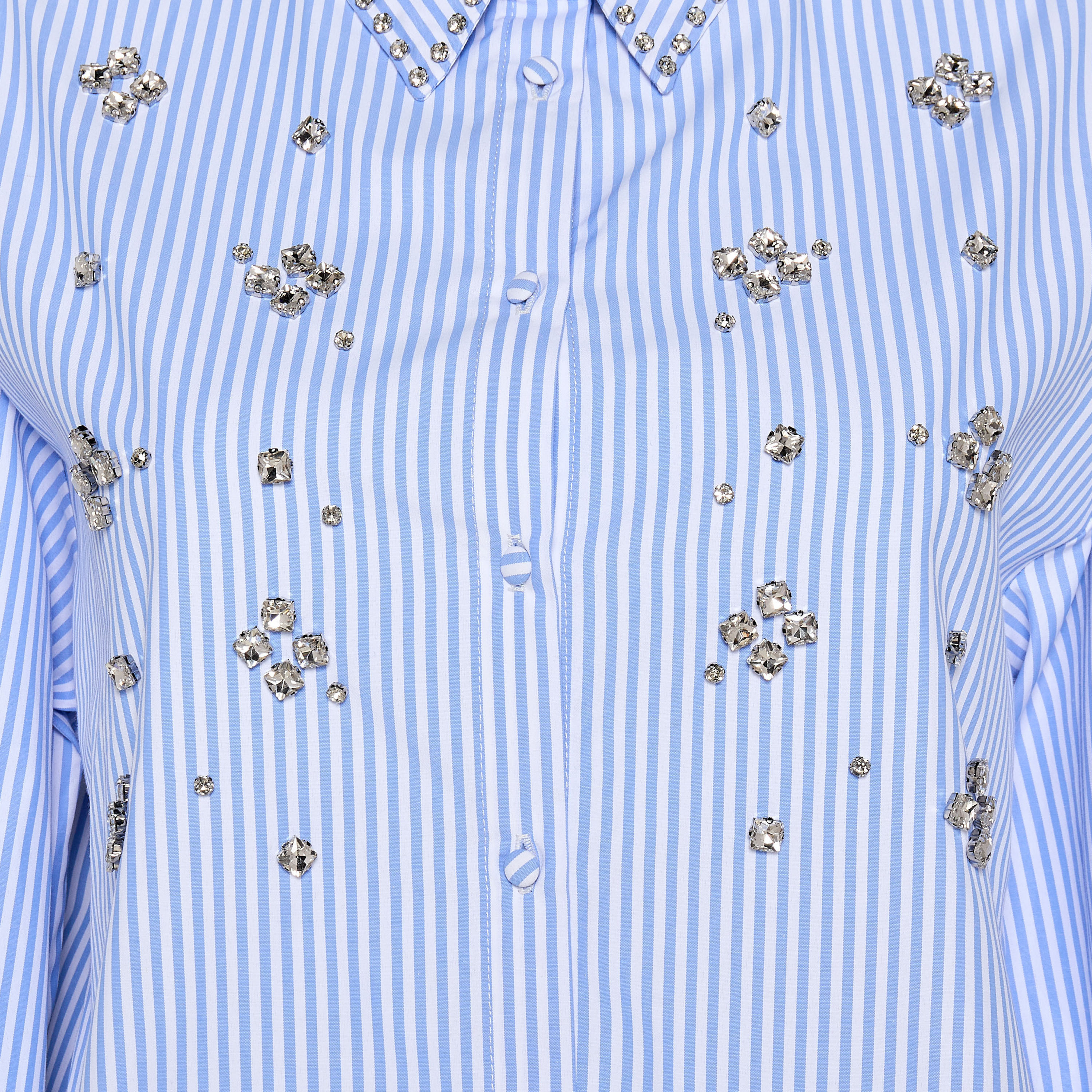 قميص بوبلين بقصّة مريحة وتقليمات من سبلاش سمارت-women-clothing-shirtsandblouses-shirts-image-2