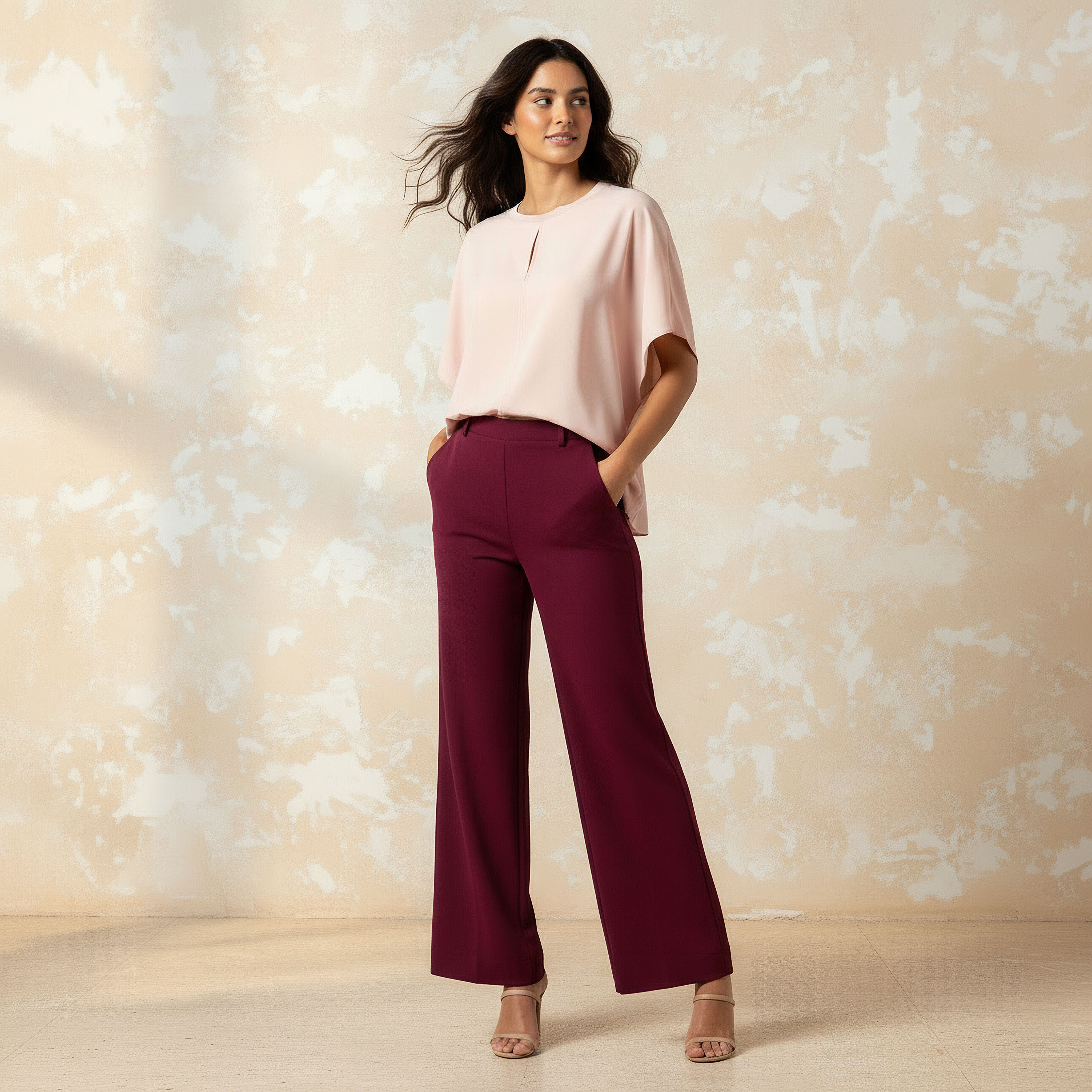 Kimono Sleeves Top with Cutout Detail-women-clothing-shirtsandblouses-blouses-image-3