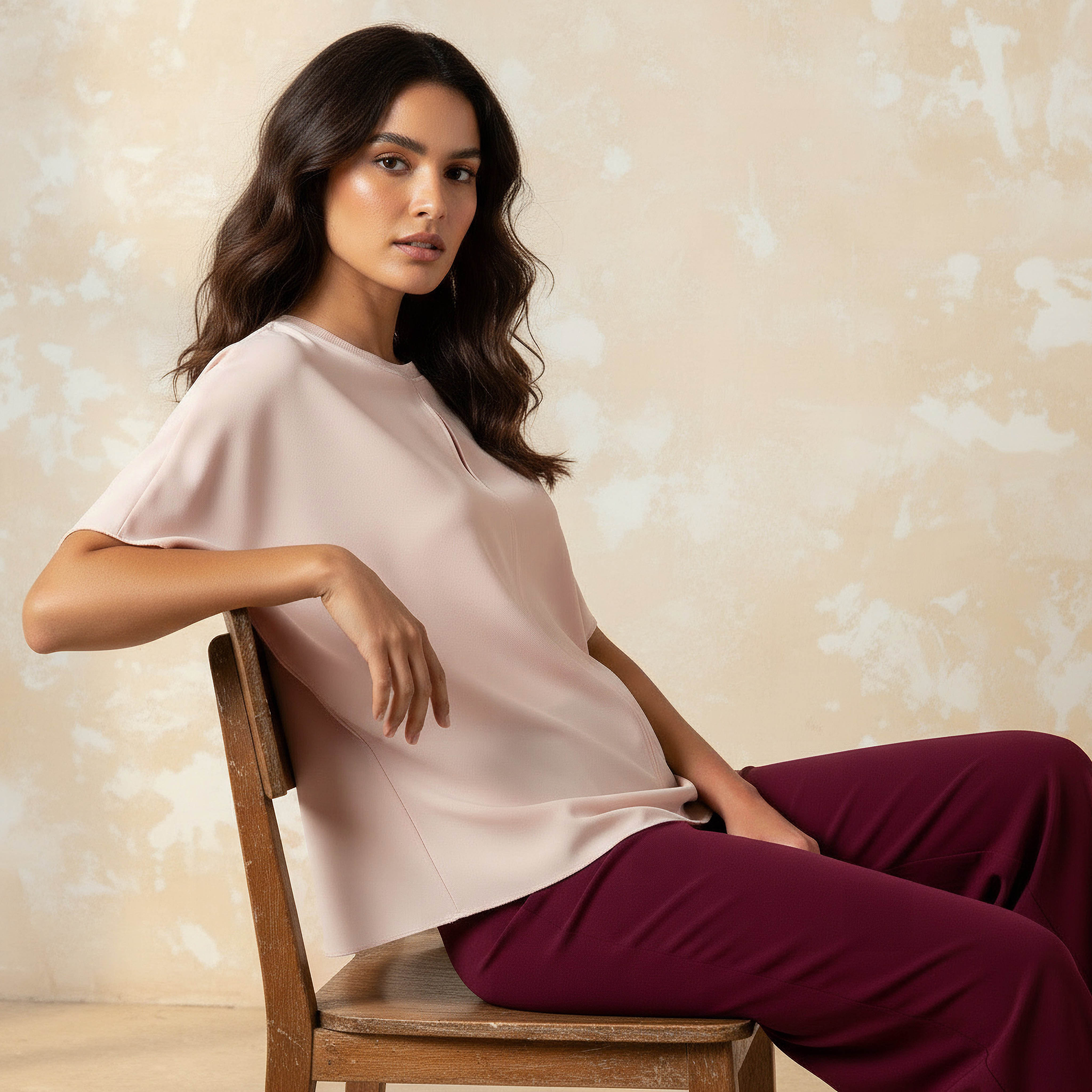 Kimono Sleeves Top with Cutout Detail-women-clothing-shirtsandblouses-blouses-image-5