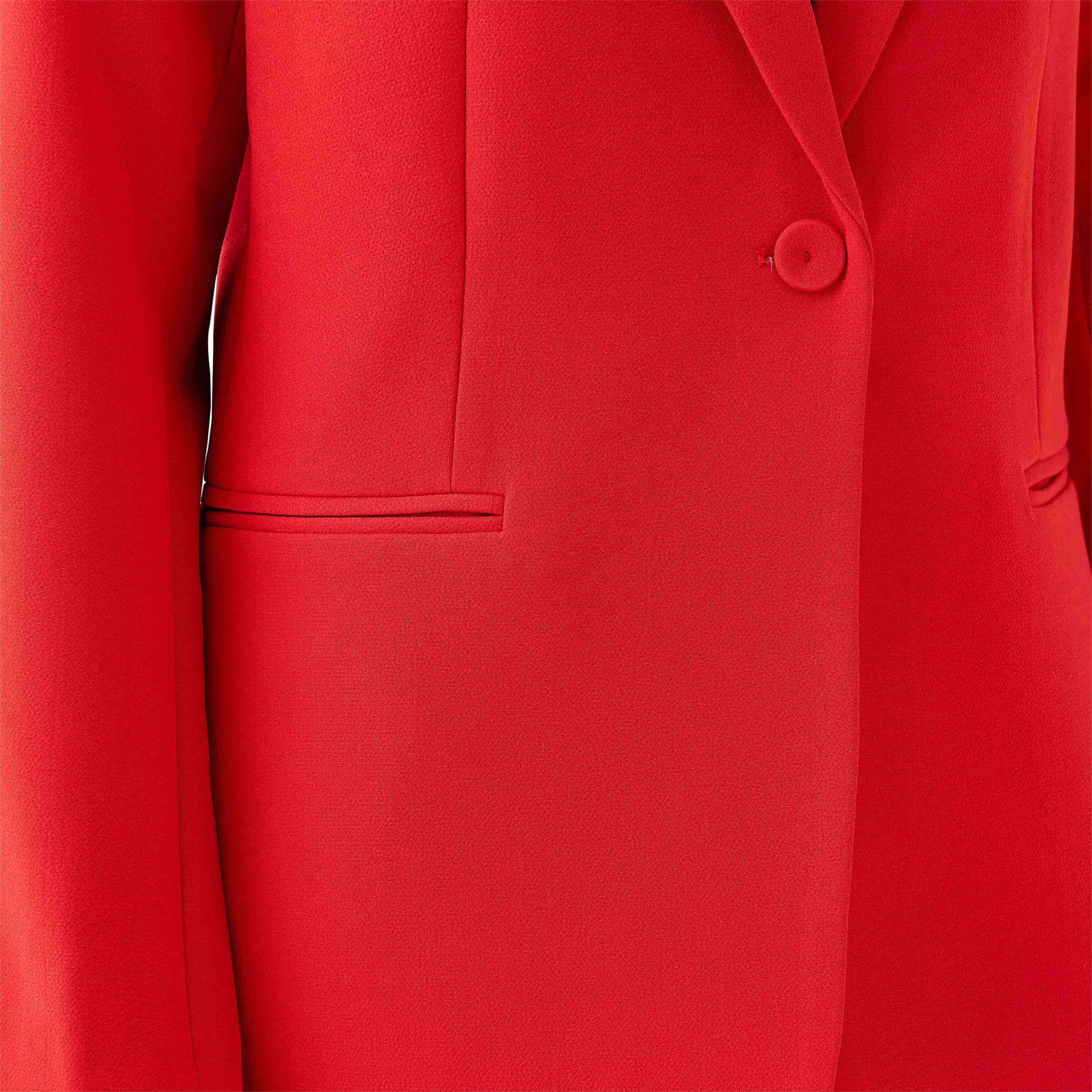 بليزر عادي بزر واحد وياقة مطوية-women-clothing-coatsandjackets-blazers-image-1