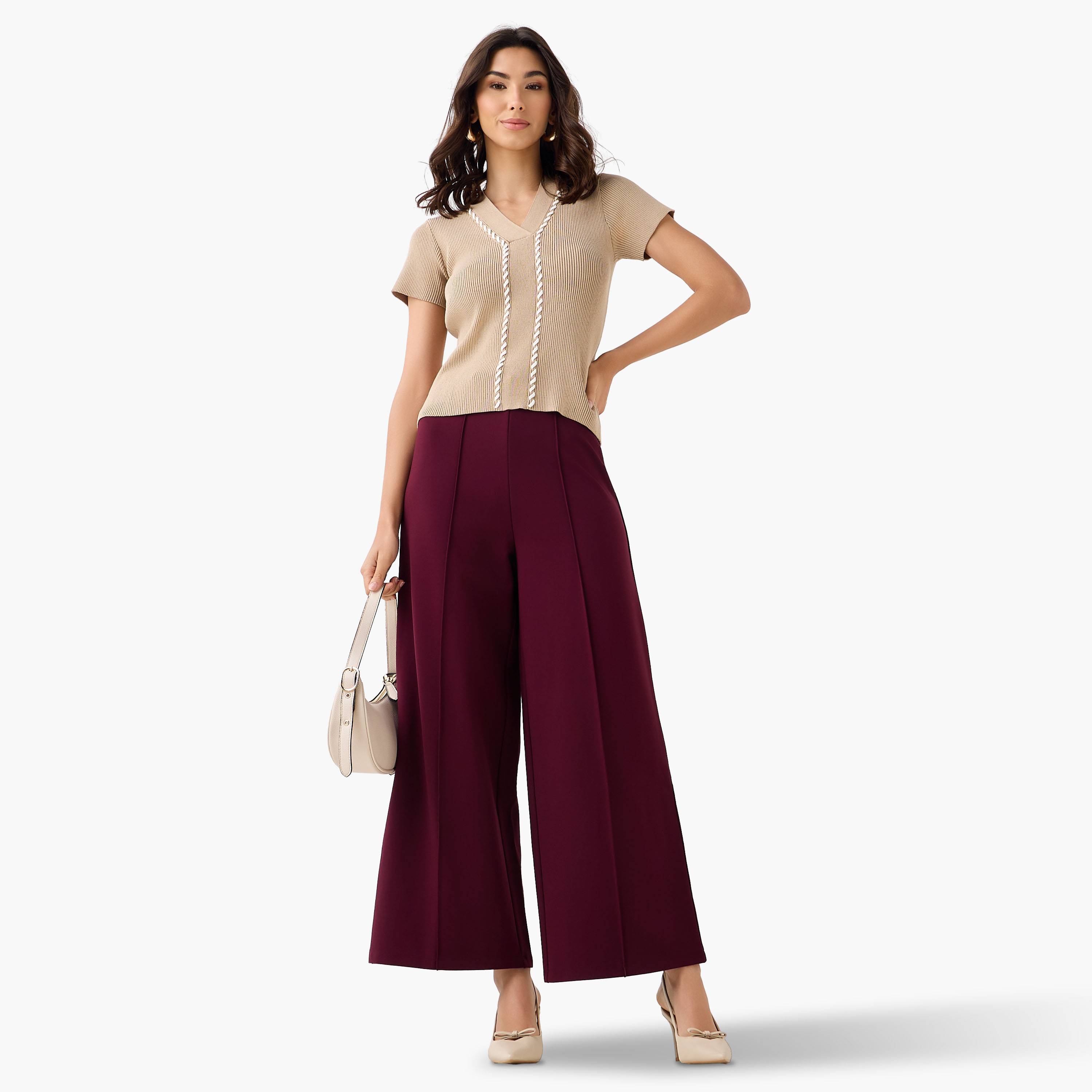 Full Pants with Wide Leg Design-women-clothing-bottoms-trousers-image-3