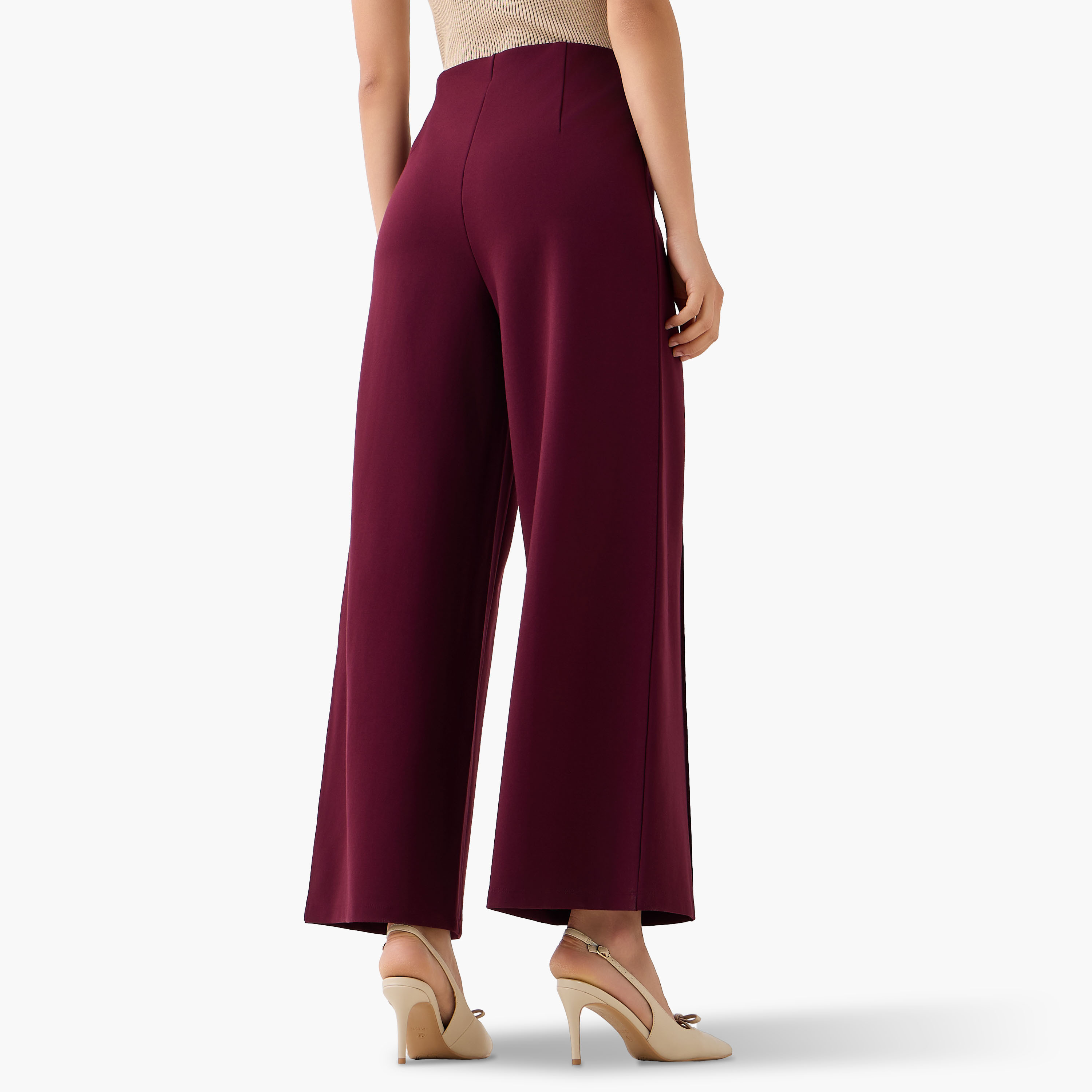 Full Pants with Wide Leg Design-women-clothing-bottoms-trousers-image-4