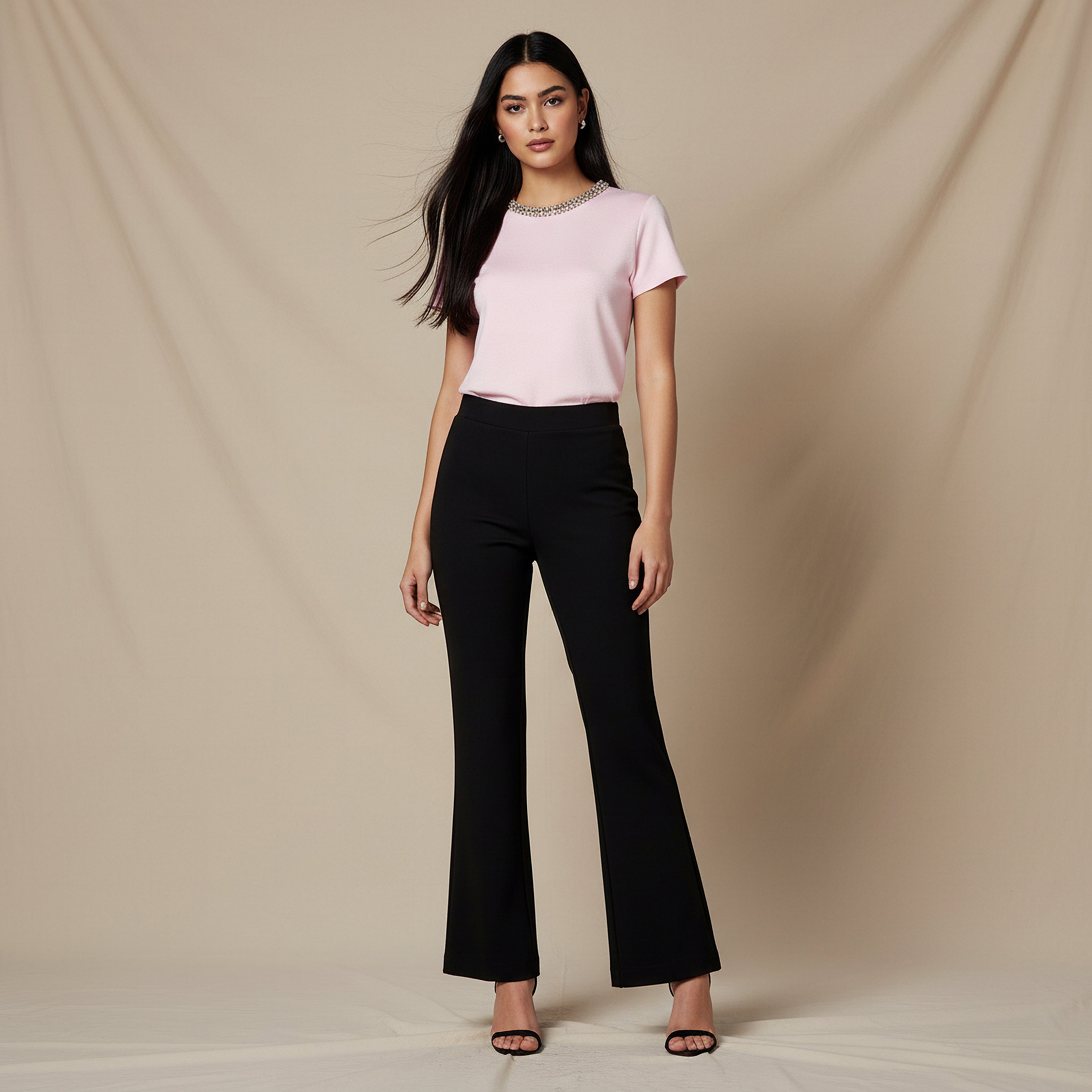 High Rise Ankle Length Bootcut Trousers-women-clothing-bottoms-trousers-image-2