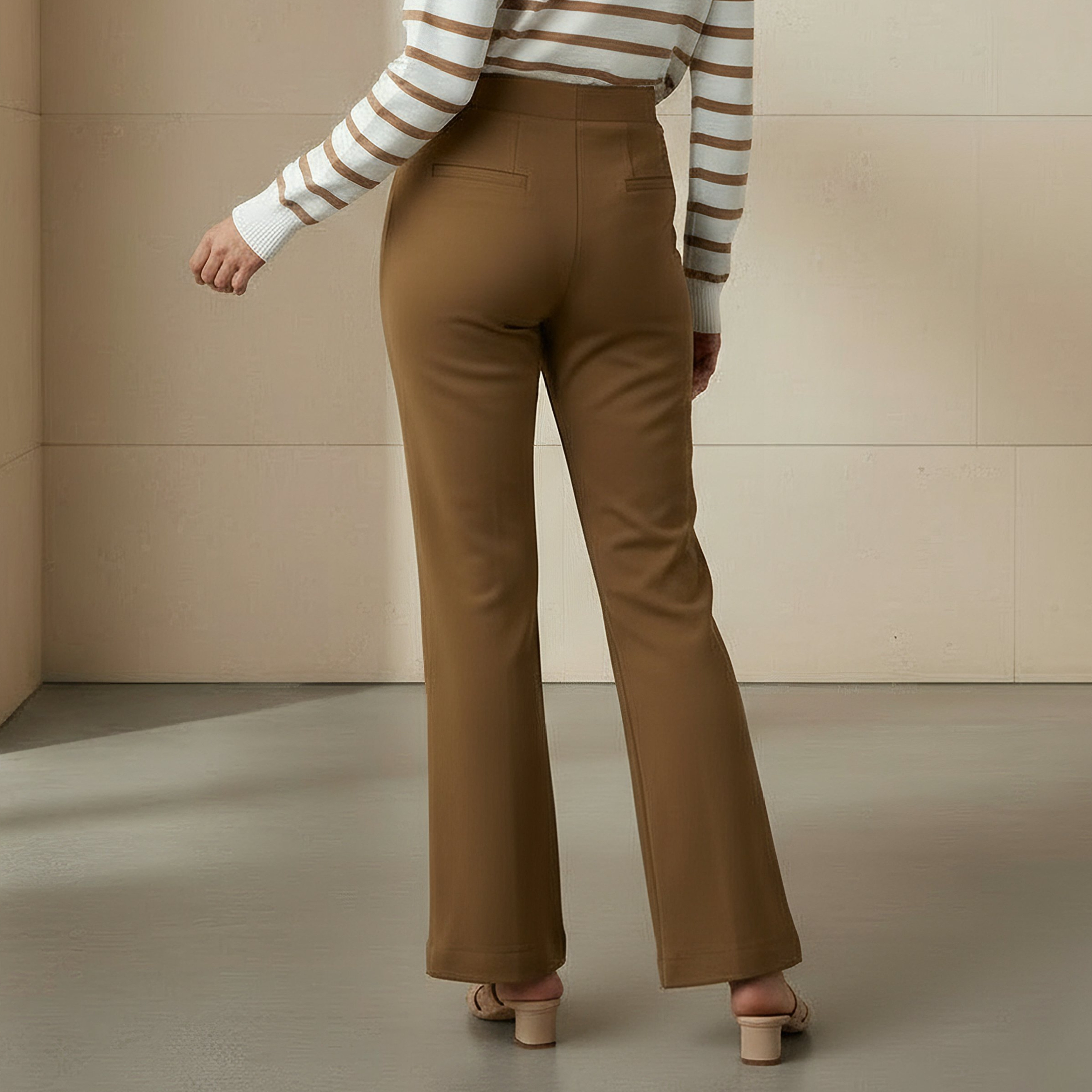 High Rise Ankle Length Bootcut Trousers-women-clothing-bottoms-trousers-image-3