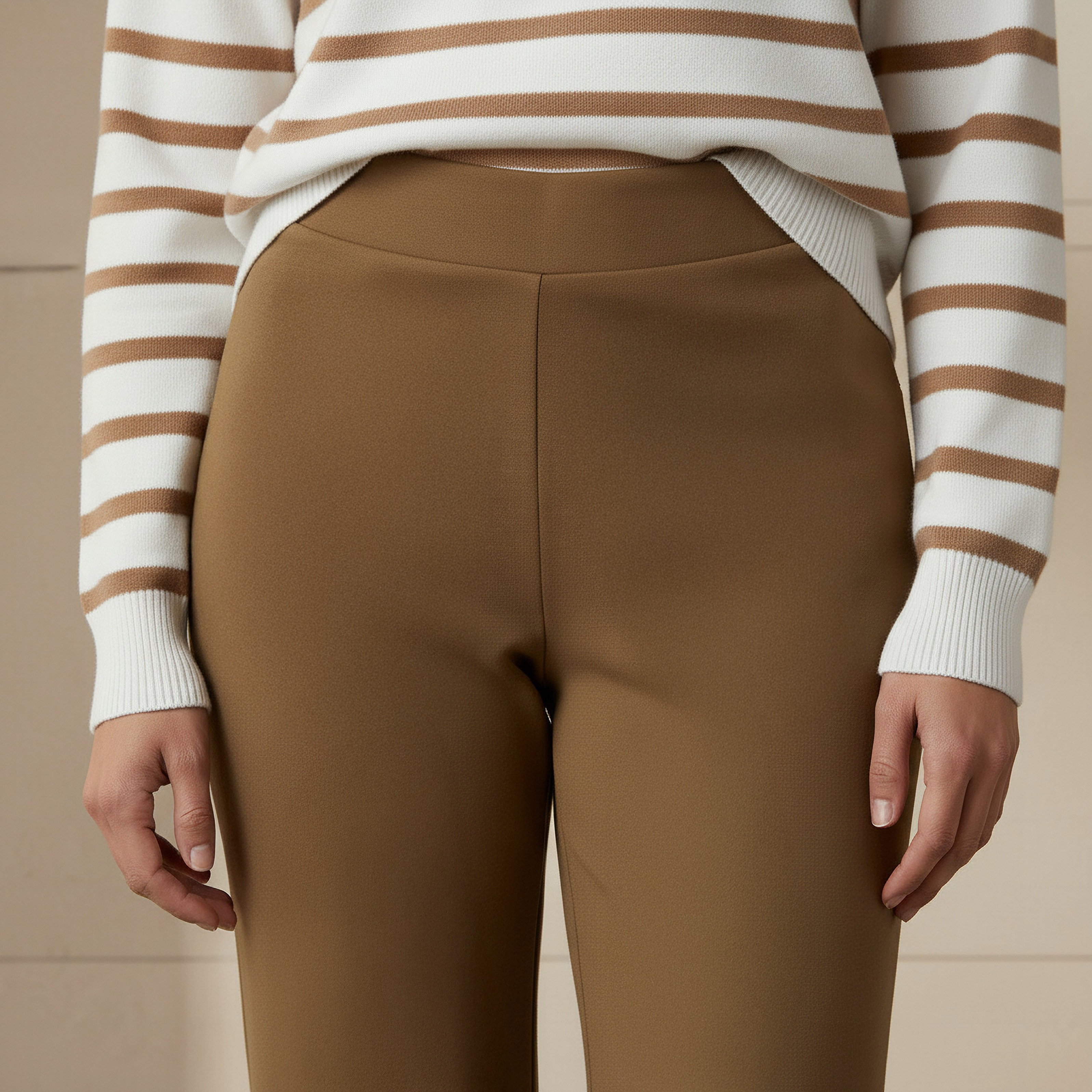 High Rise Ankle Length Bootcut Trousers-women-clothing-bottoms-trousers-image-4