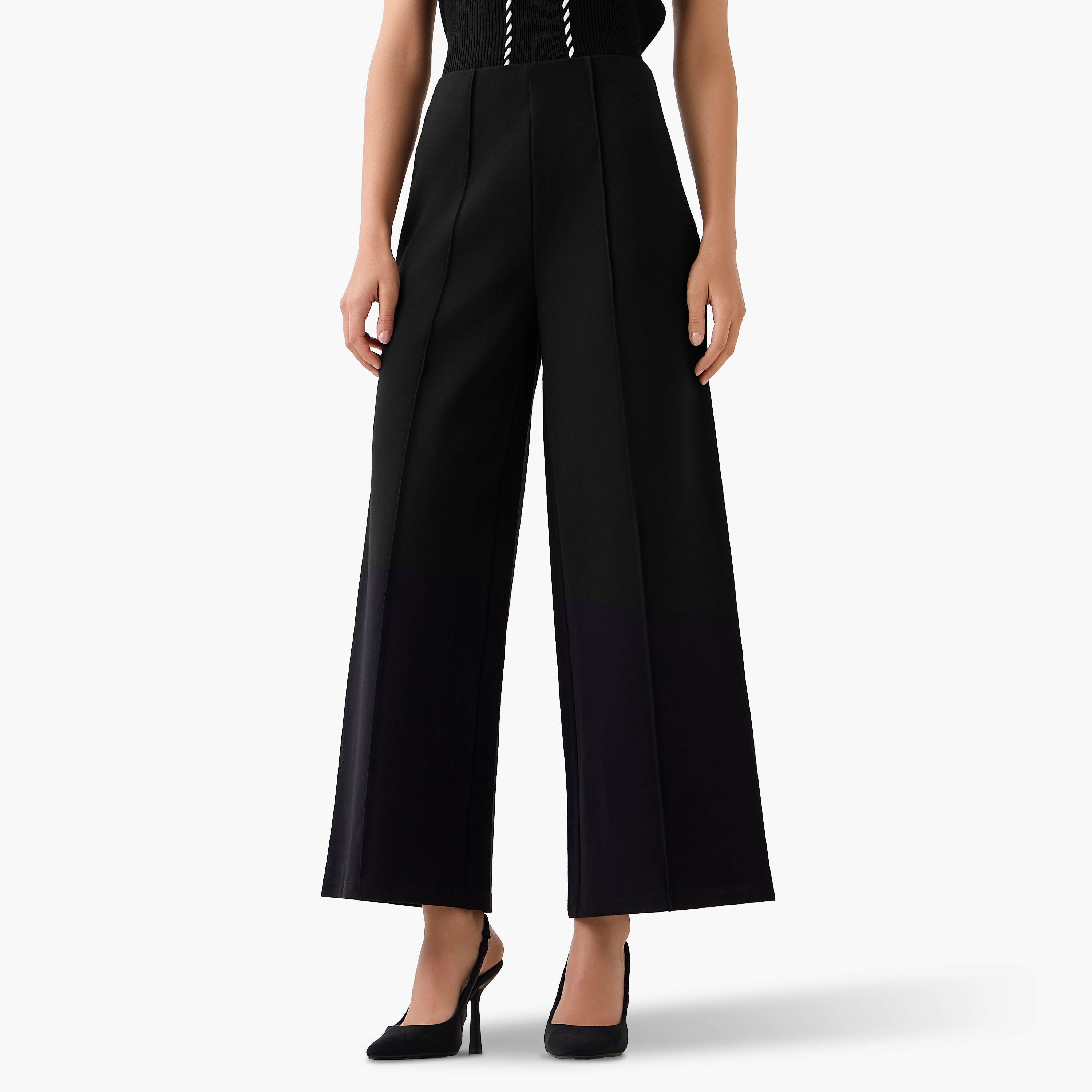 Full Pants with Wide Leg Design-women-clothing-bottoms-trousers-image-1
