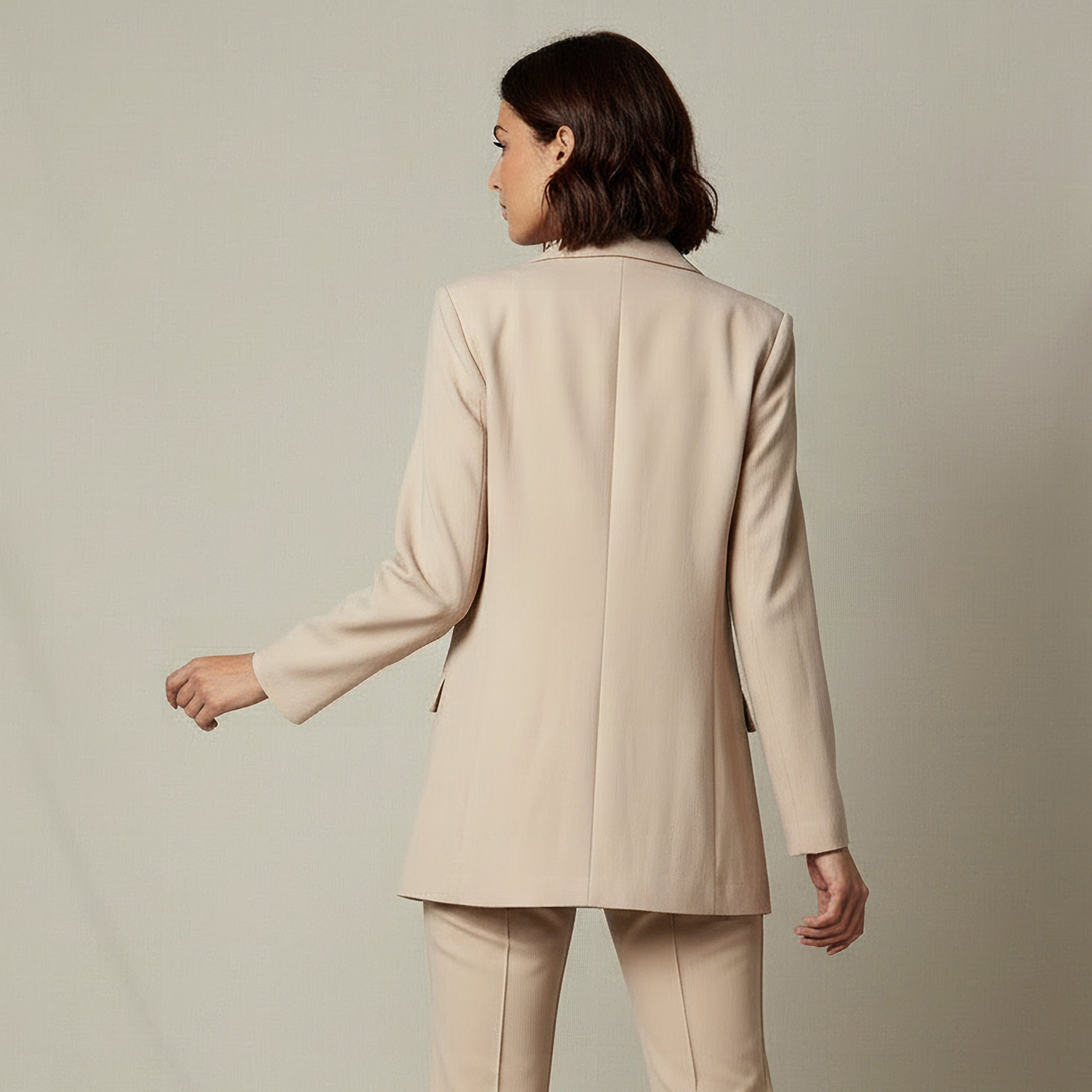 جاكيت بليزر بقصة واسعة وبصدر بإغلاق مزدوج-women-clothing-coordsets-image-2