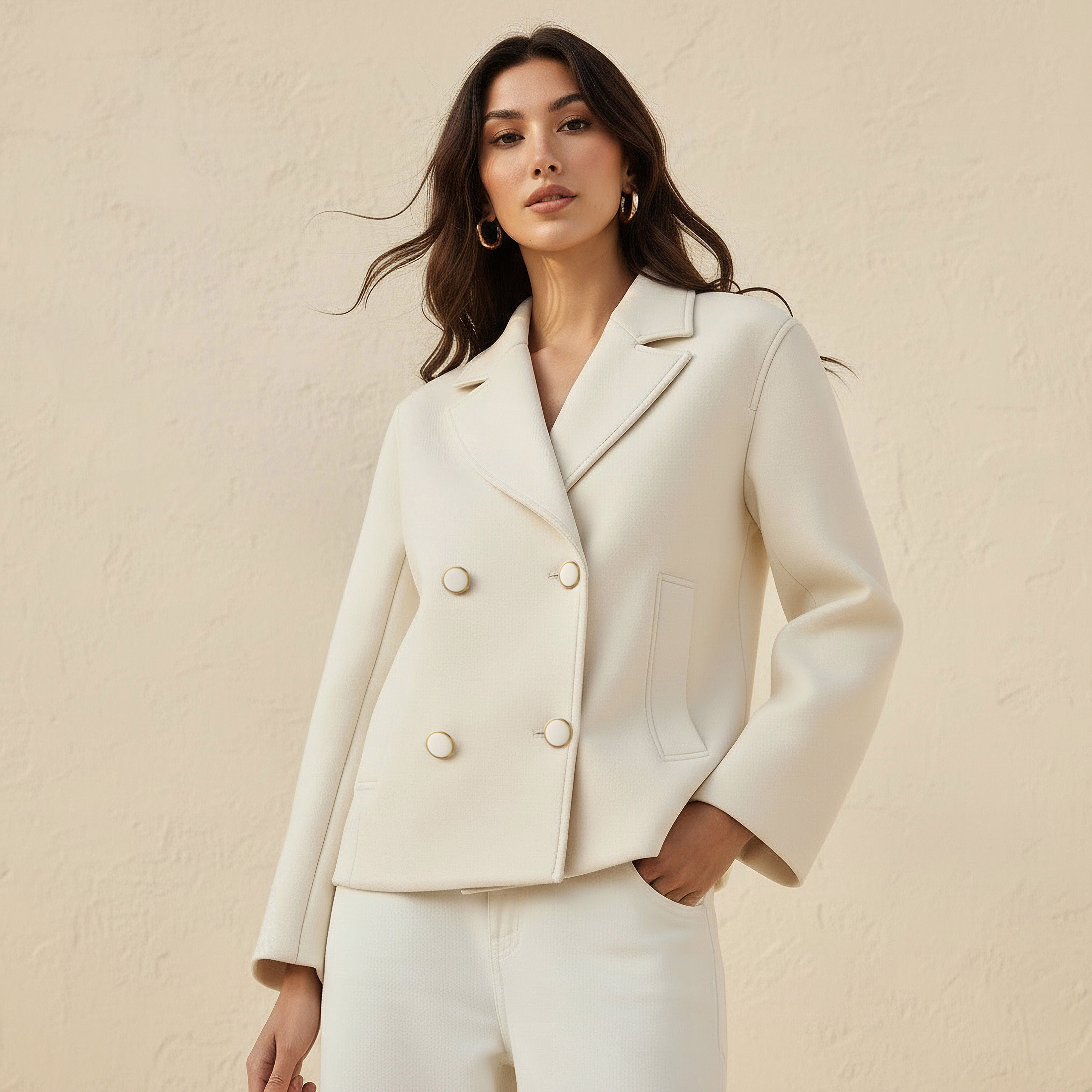 بليزر بقصّة عادية وياقة مطوية-women-clothing-coatsandjackets-blazers-image-7