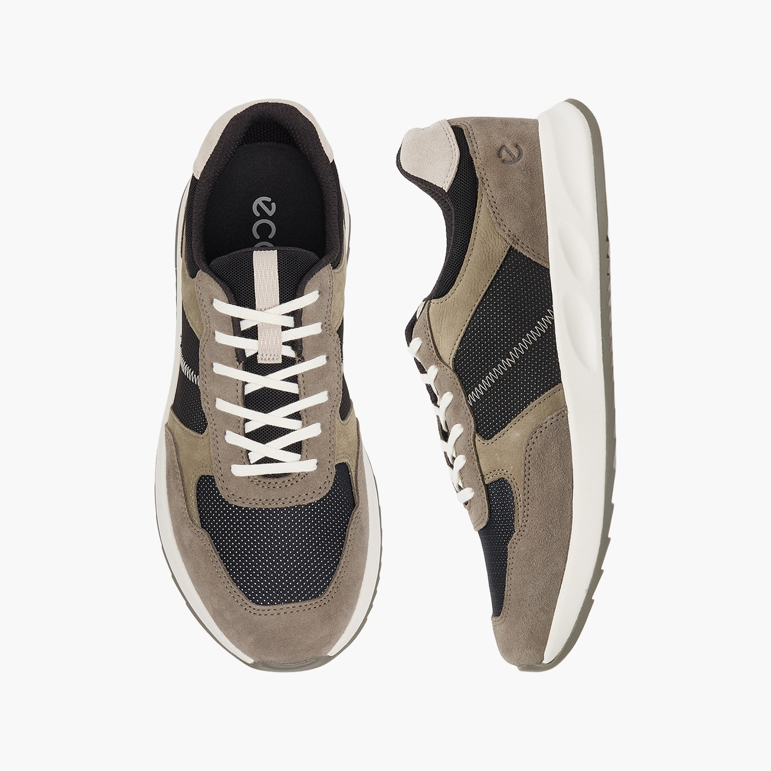 حذاء سنيكرز بقوالب ملونة وطول الكاحل ورباط إغلاق للرجال من إيكو-men-shoes-sneakers-image-1