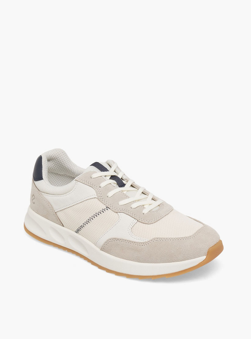 حذاء سنيكرز بارز الملمس بطول الكاحل ورباط إغلاق للرجال من إيكو-men-shoes-sneakers-image-2